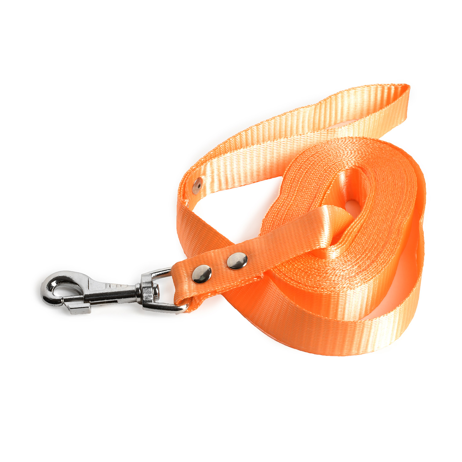 Корда нейлоновая с карабином оранжевый