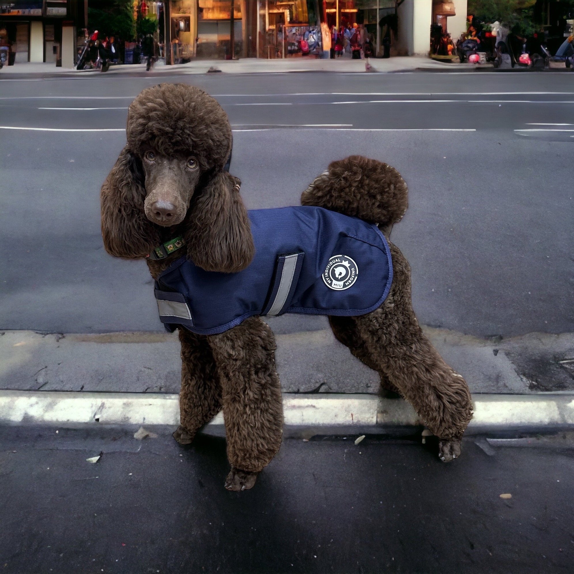 Попона для собаки зимняя 300 гр синий (25, 790349-21-25)