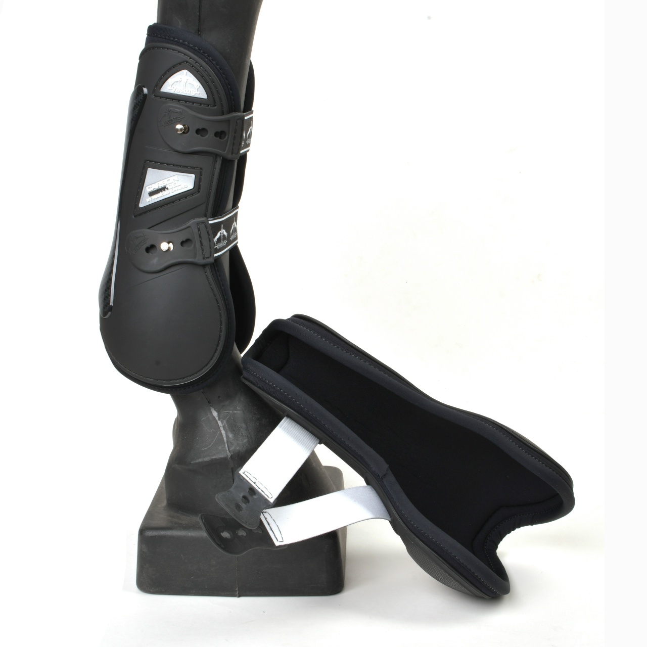 Ногавки передние Veredus Carbon gel чёрный