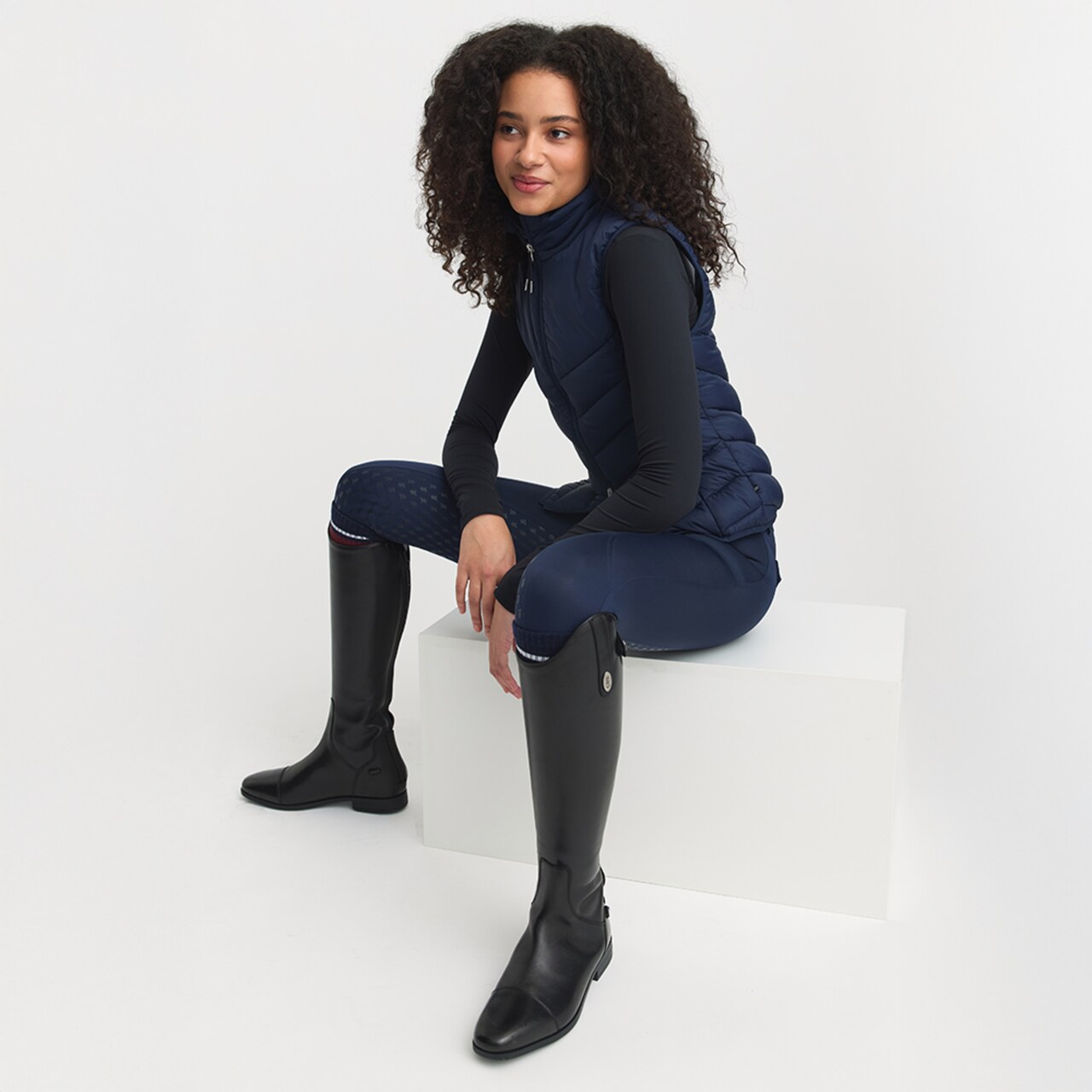 Жилет для верховой езды Delaire синий