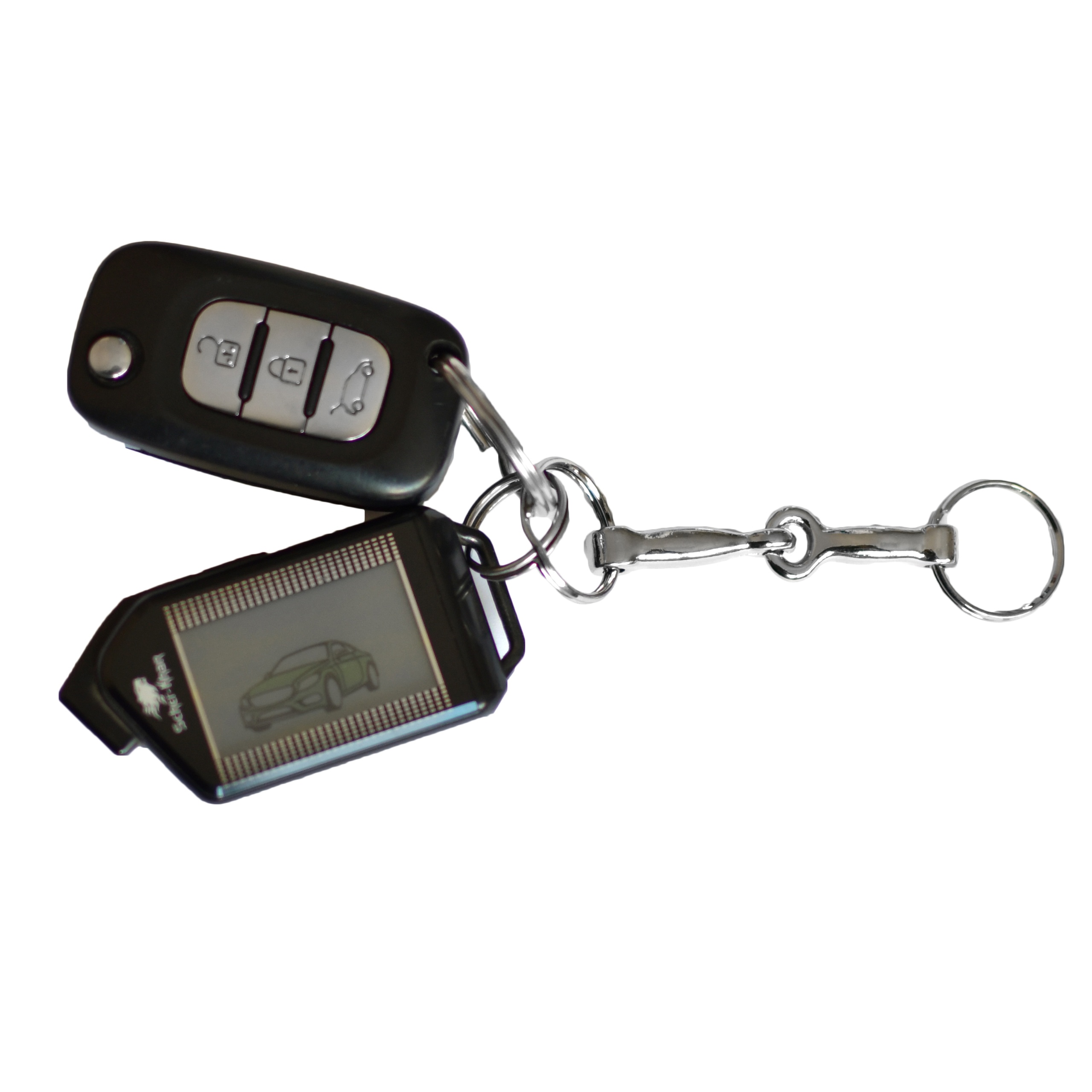 Брелок трензель серебро