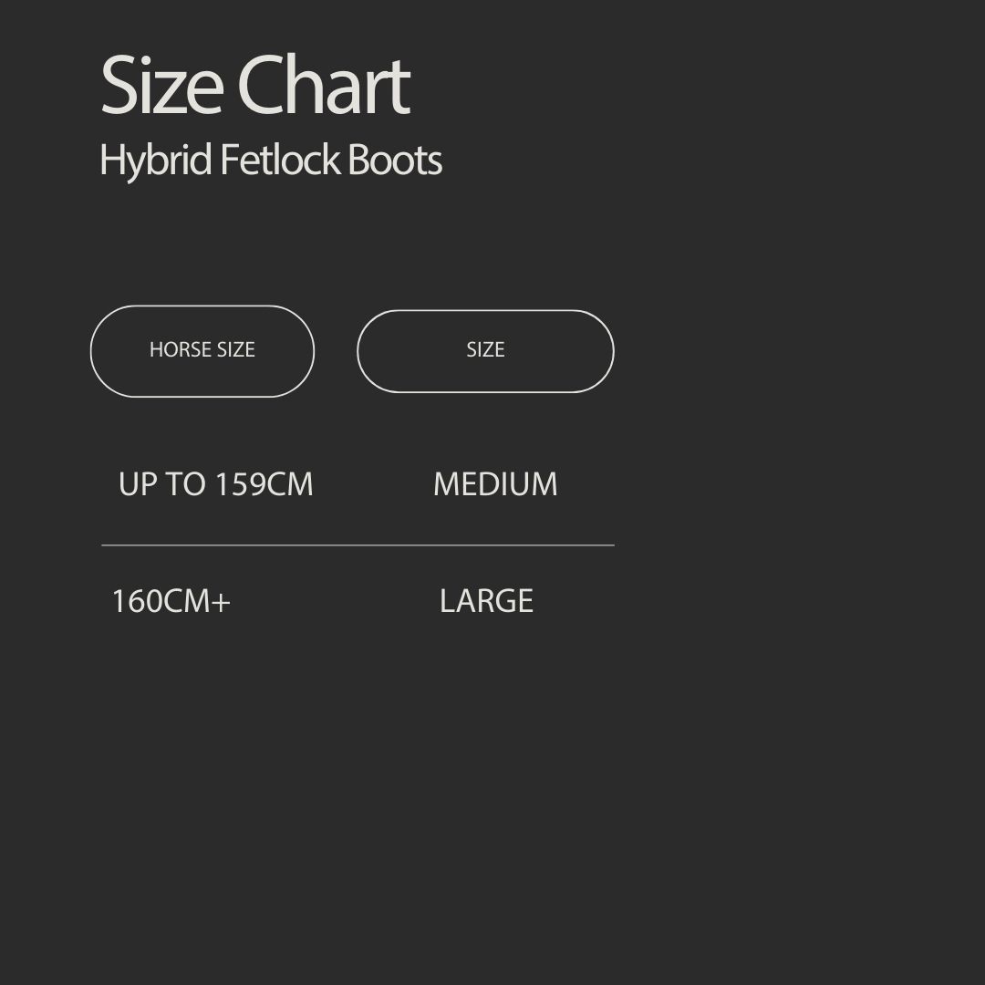 Ногавки задние Hybrid Fetlock Boots чёрный