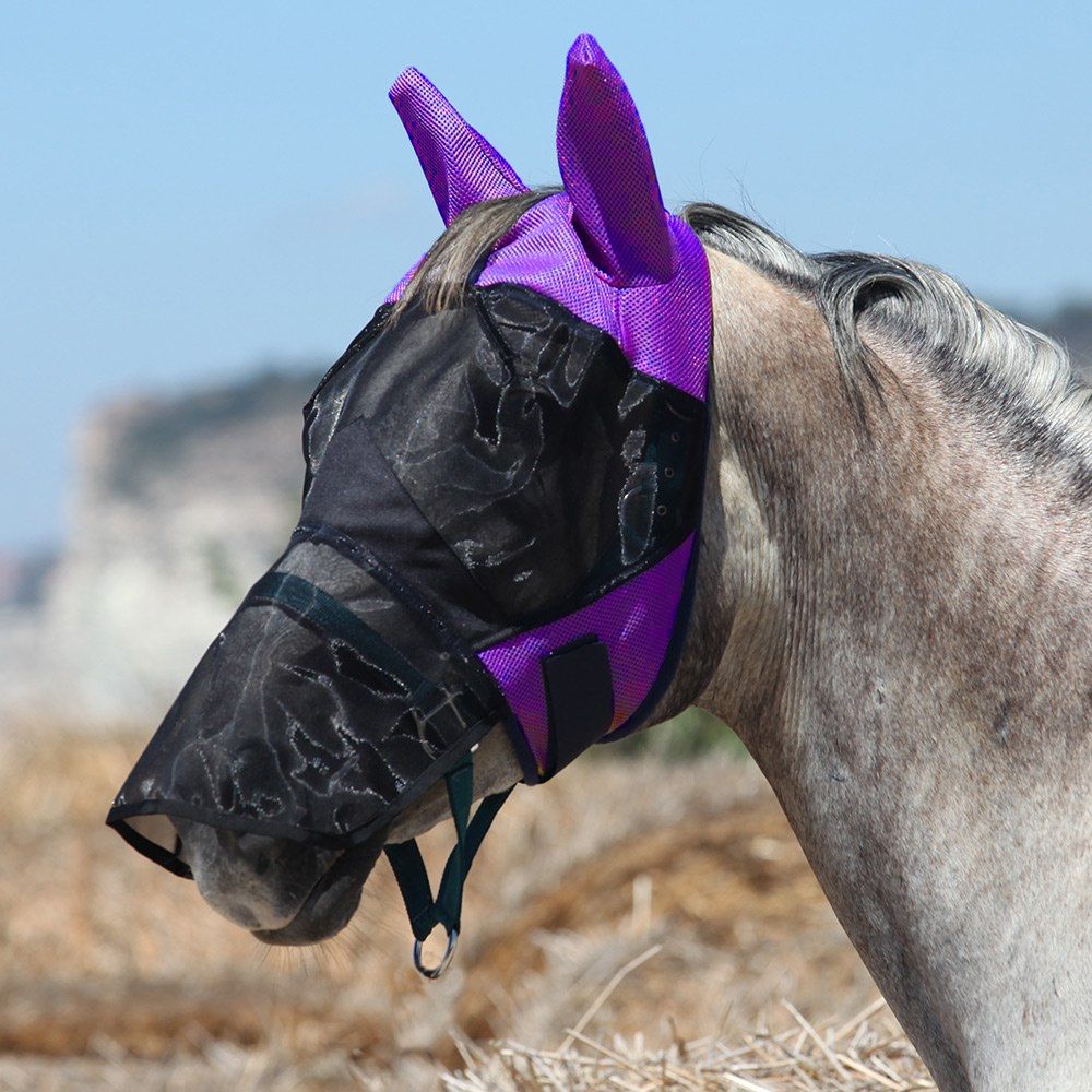 Маска антимоскитная AIR MAX с защитой носа фиолетовый первая конная мануфактура