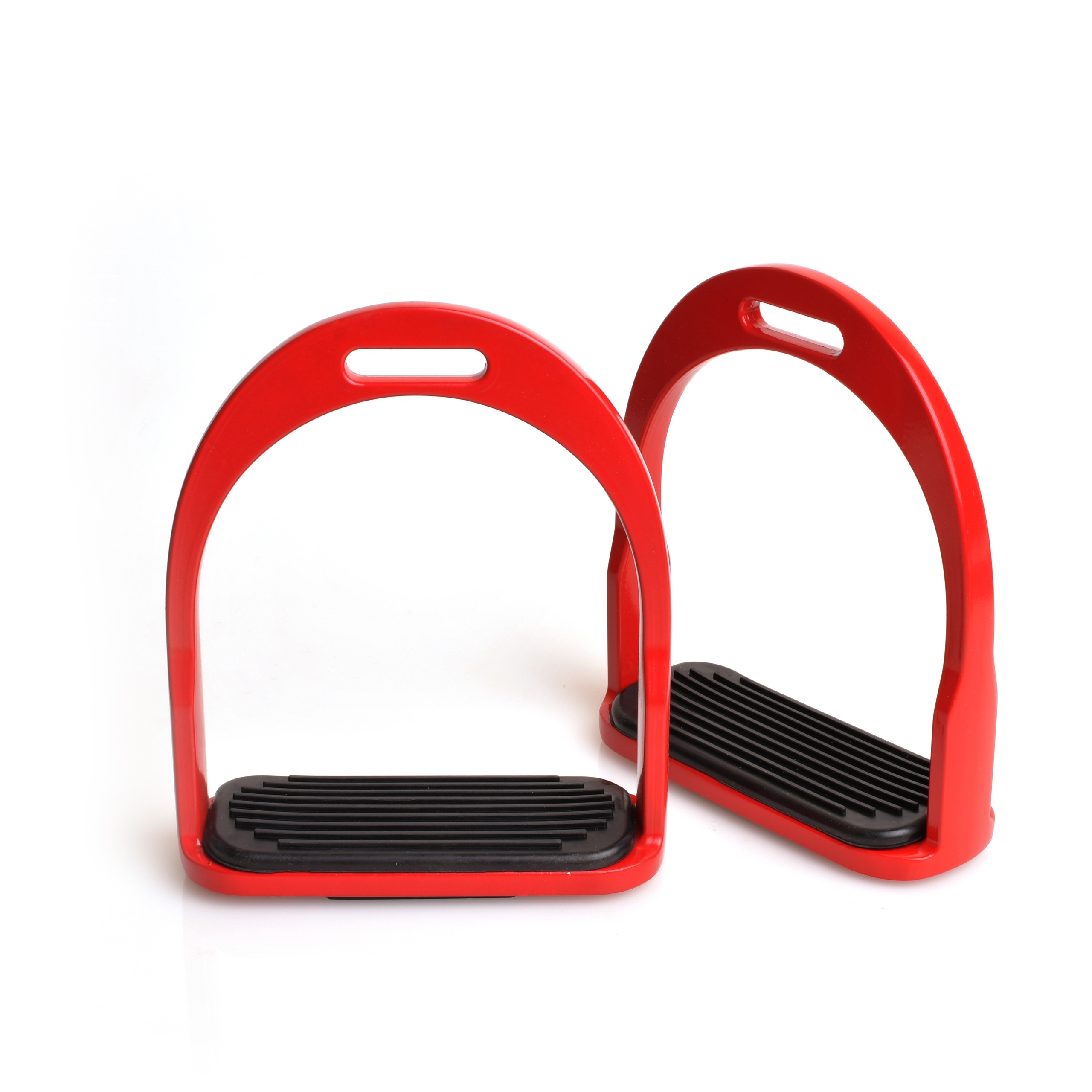 Стремена с резинками красный