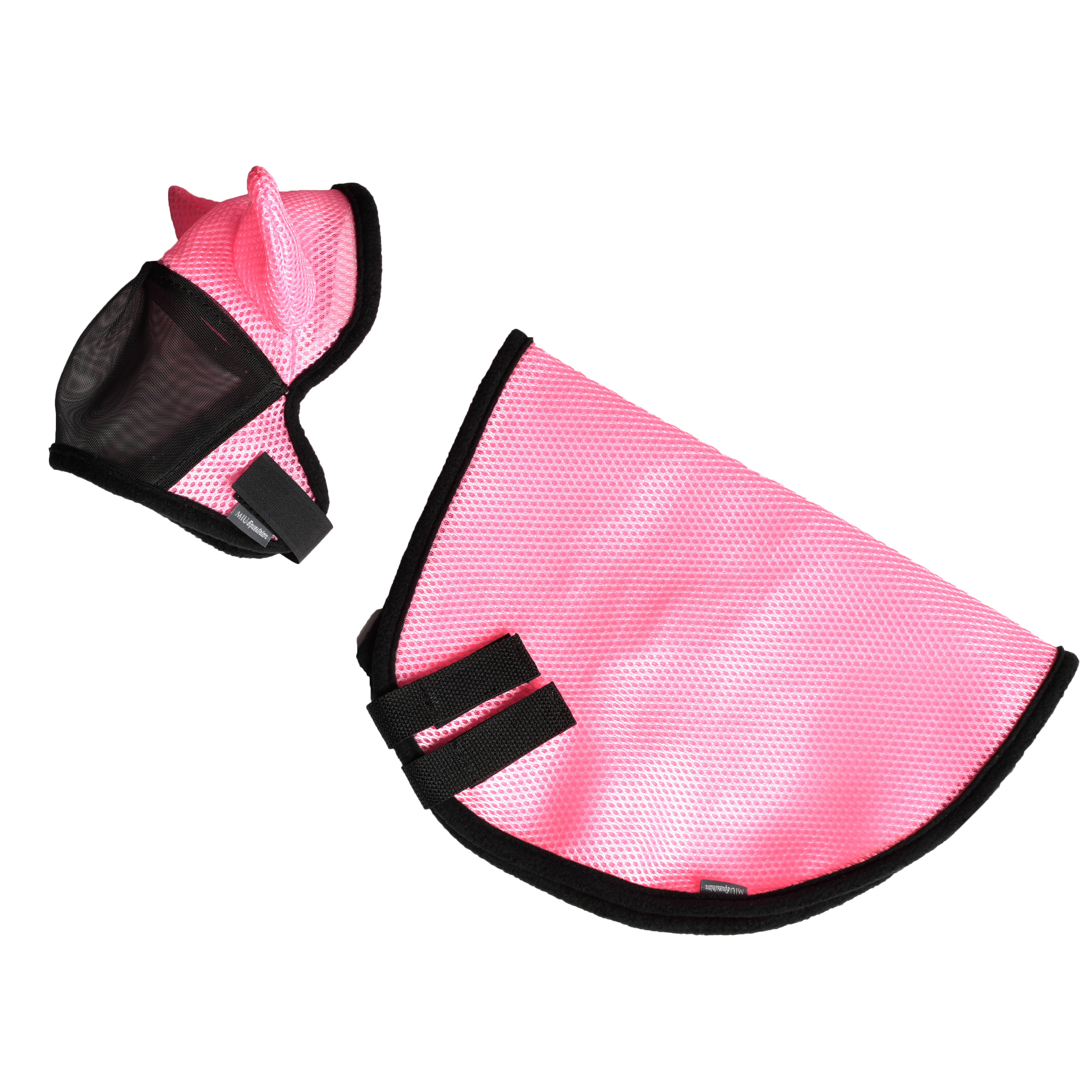 Набор антимоскитная маска+попона розовый