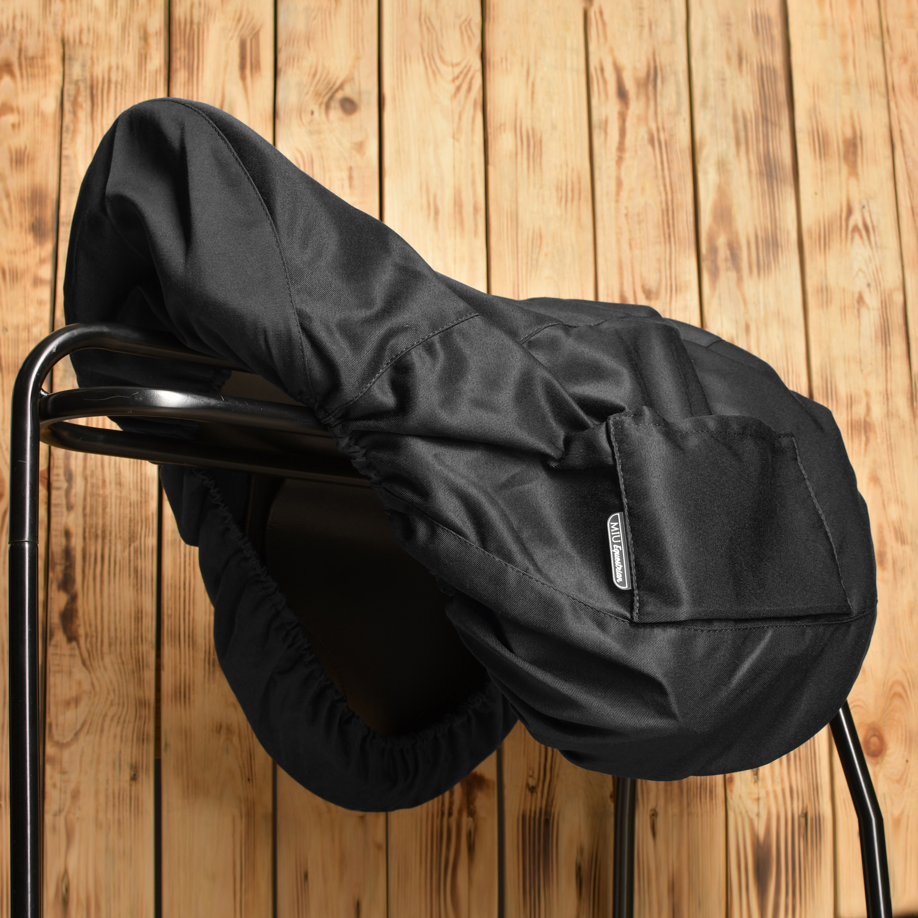 Чехол для седла универсальный хлопковый чёрный