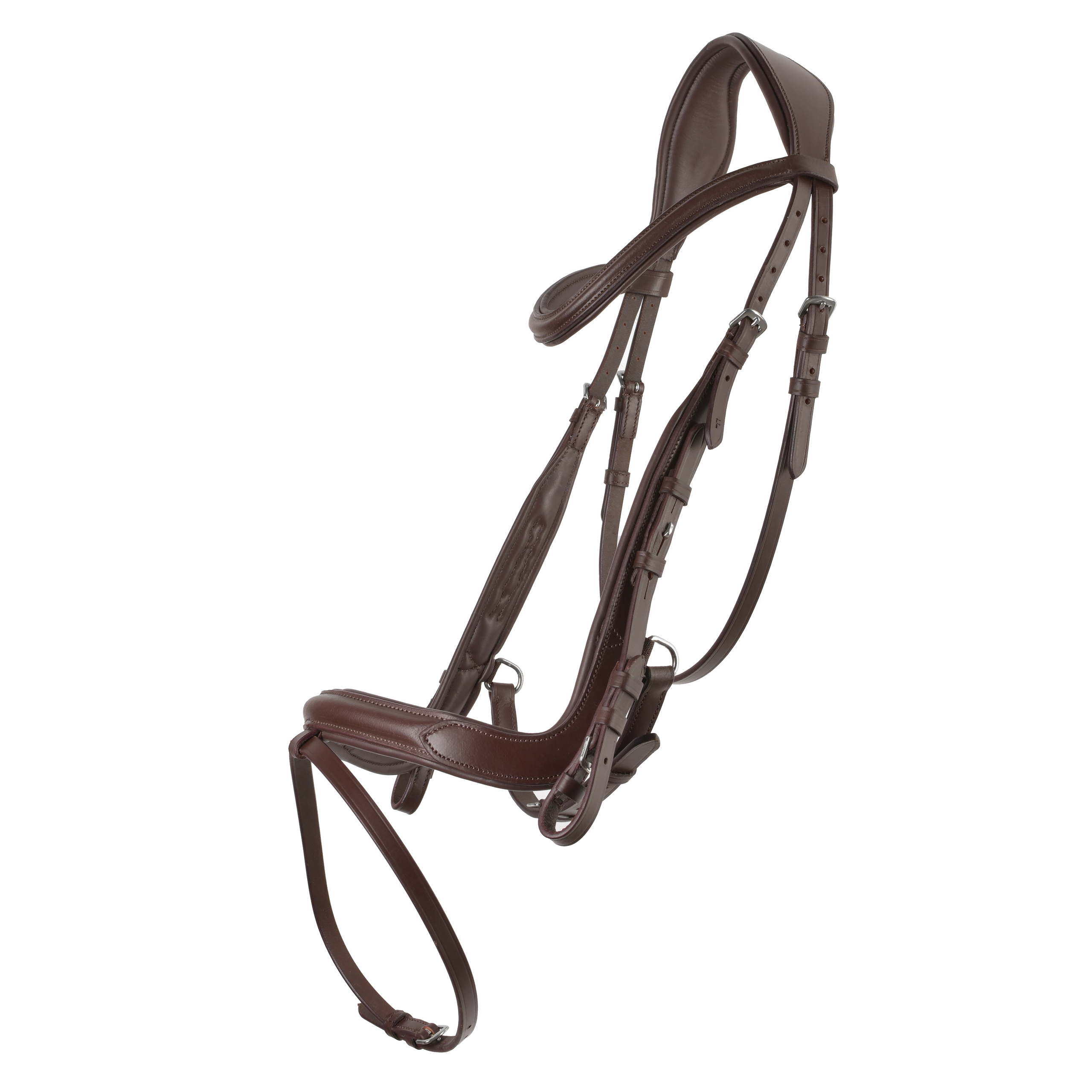 Уздечка анатомическая Madrid коричневый Первая Конная Мануфактура