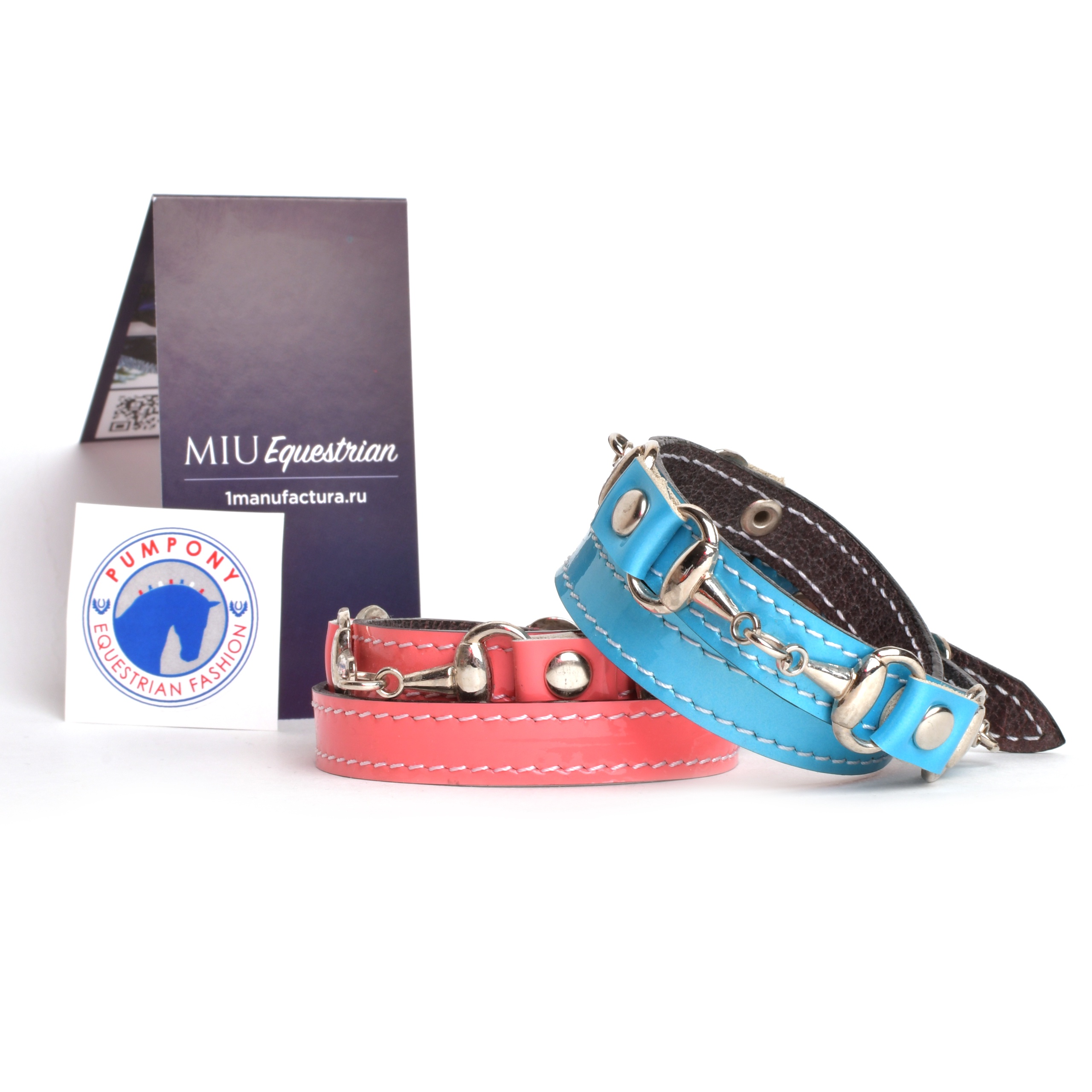 Браслет ручной работы "трензель" розовый