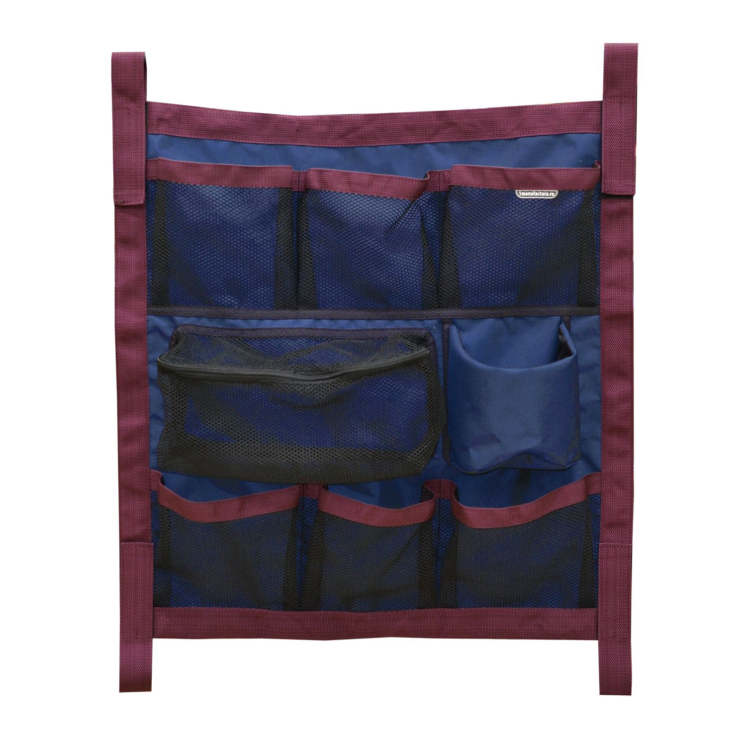 Органайзер на денник синий/бордо