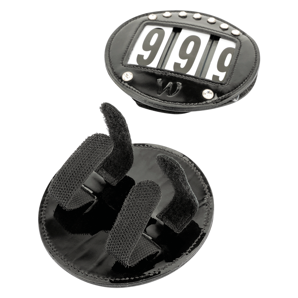 Номерки стартовые, кожа, комплект