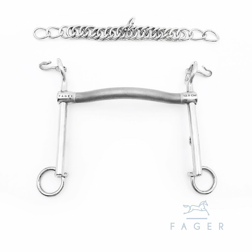 Мундштук Fager Daniel Sweet iron Weymouth 7 cm