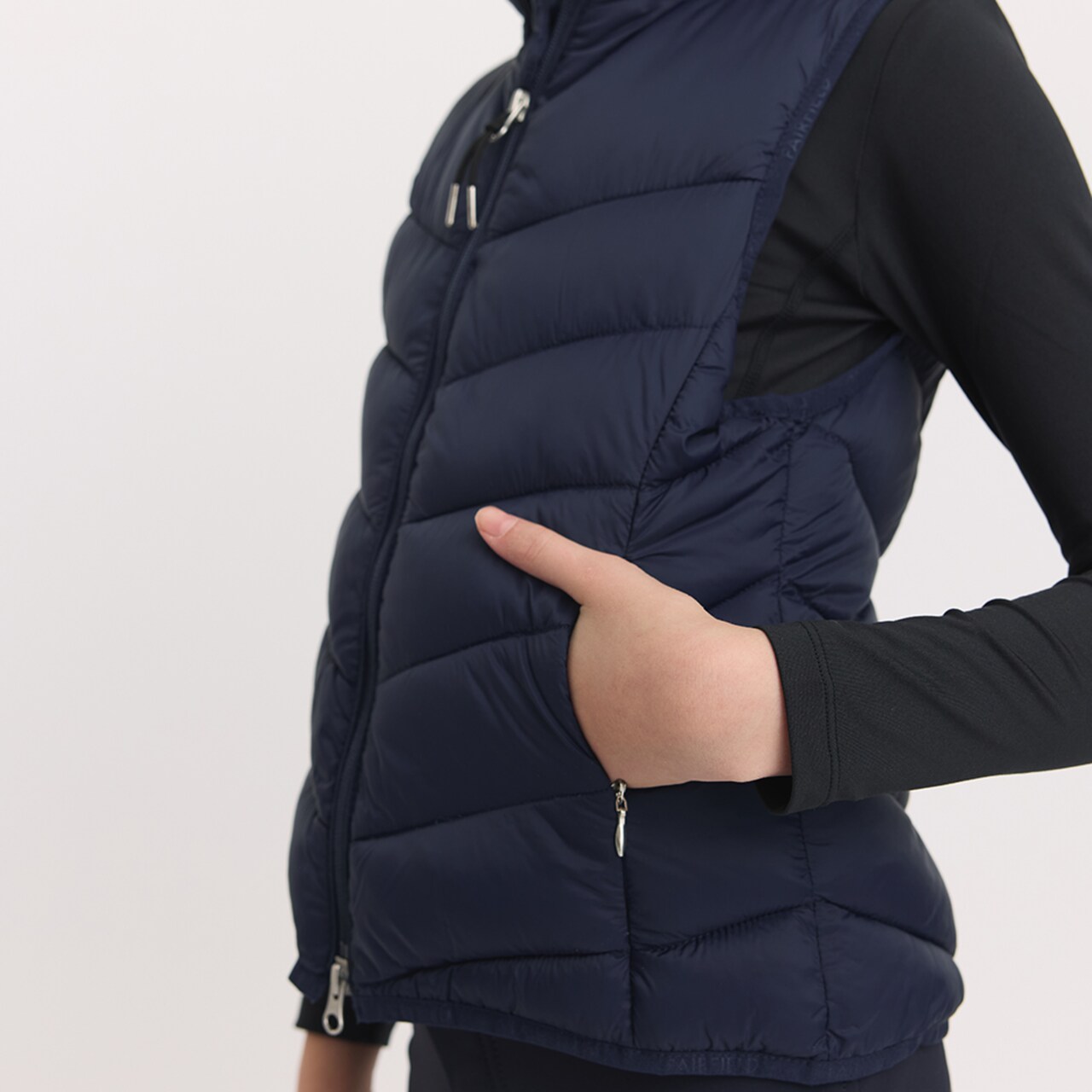 Жилет для верховой езды детский Delaire синий