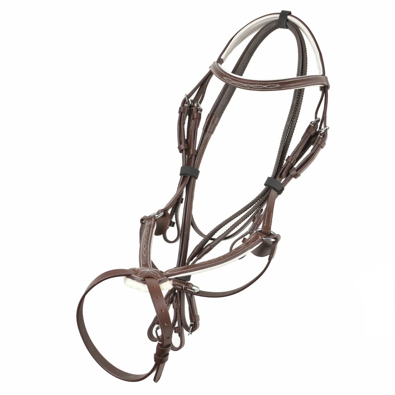 Уздечка с мексиканским капсулем Fenix коричневый