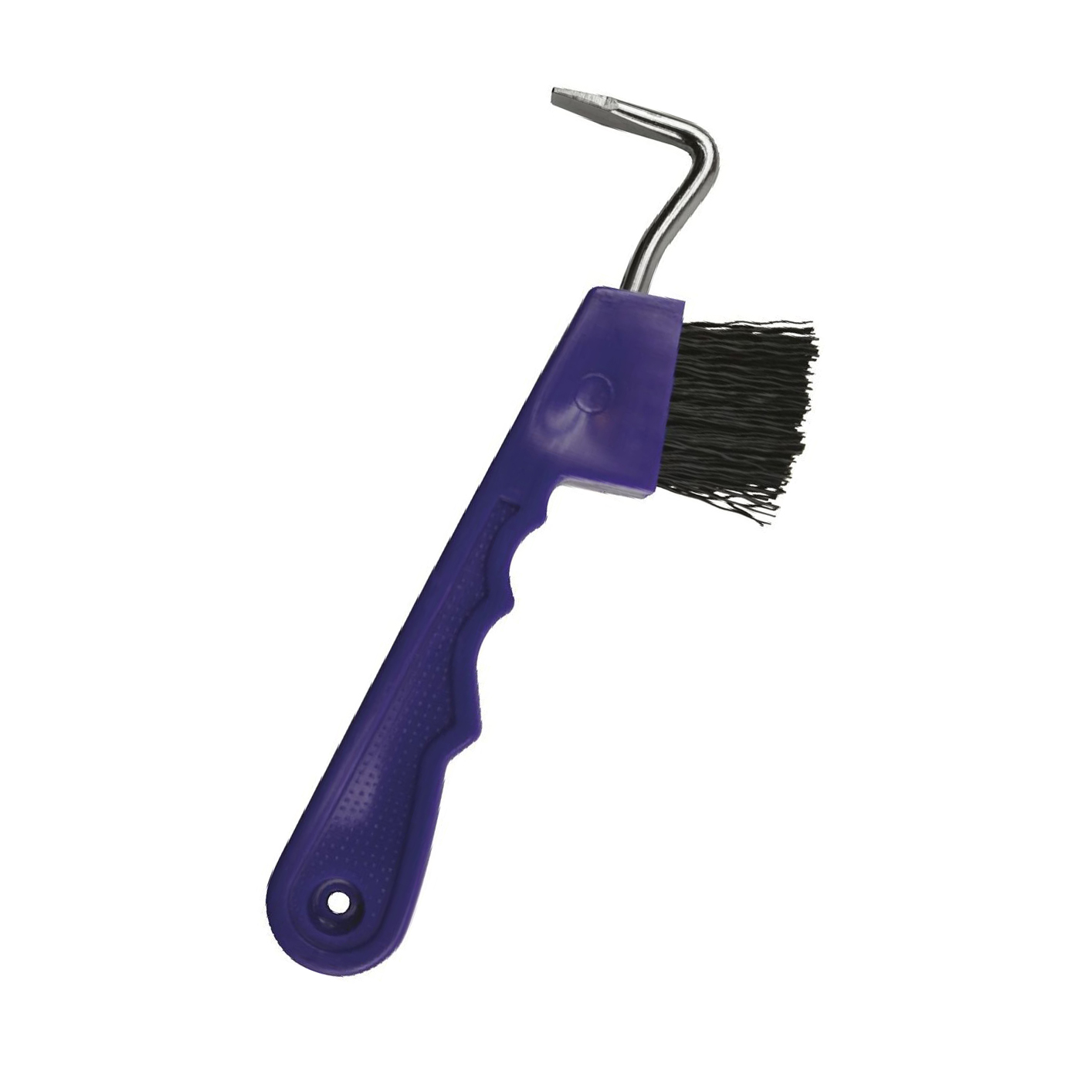 Крючок для копыт со щёткой фиолетовый