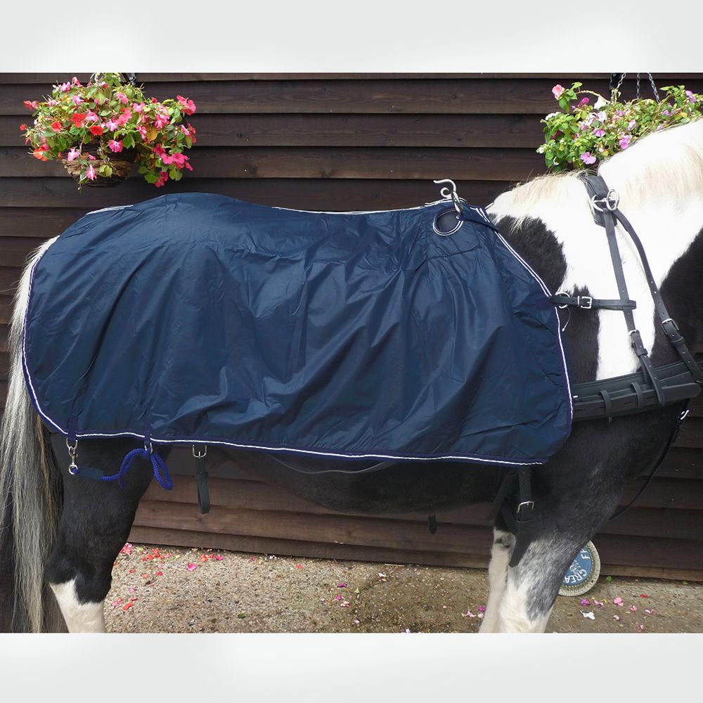 Полупопона для драйвинга DRIVING RUG на флисе синий