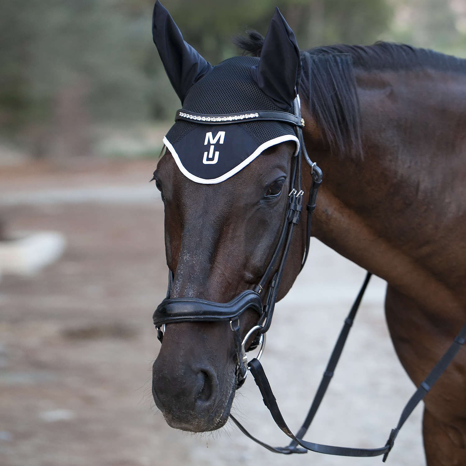 УШКИ SportLine черный/белый