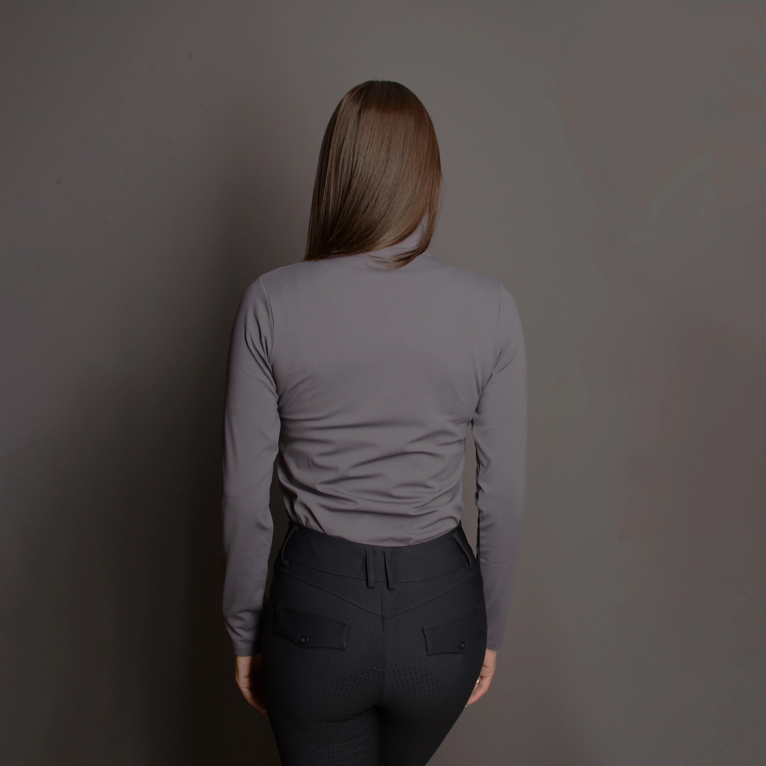 Лонгслив серый