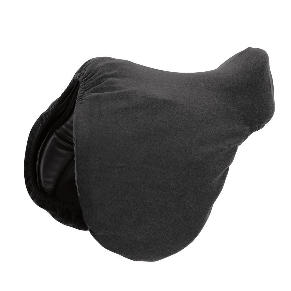Чехол для седла SADDLE COVER универсальный флисовый чёрный