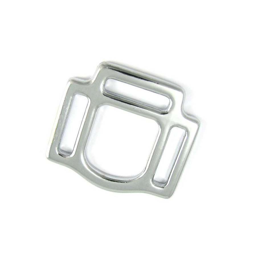 Пряжка трехщелевая для недоуздка 25мм