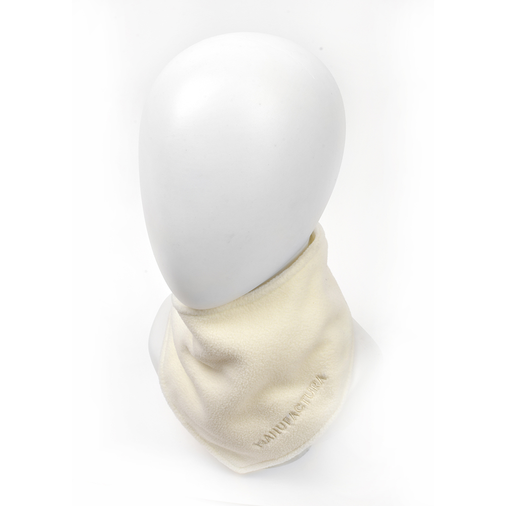 Манишка флисовая Manufactura на липучке слоновая кость