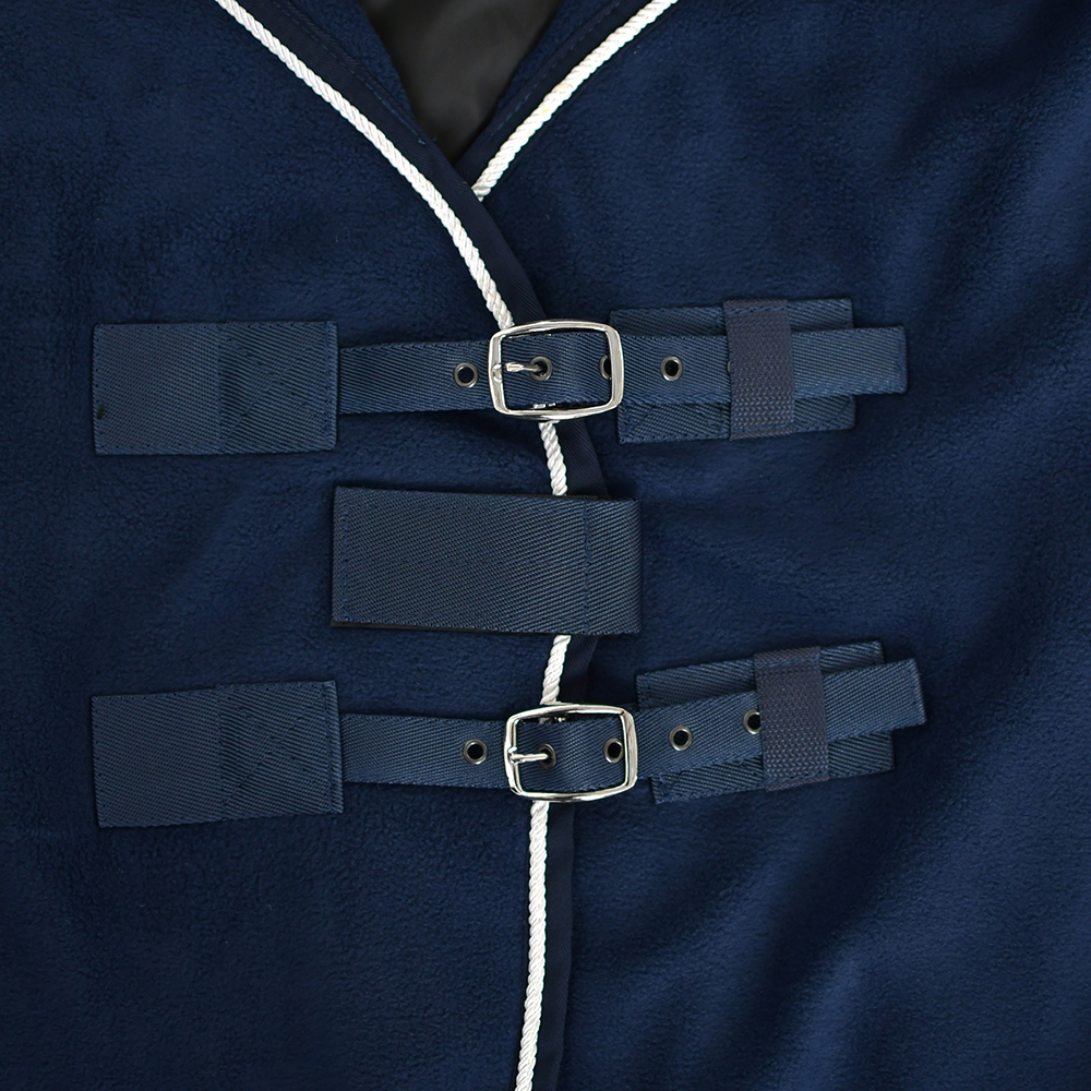 Попона флисовая ROYAL с капором на молнии синий