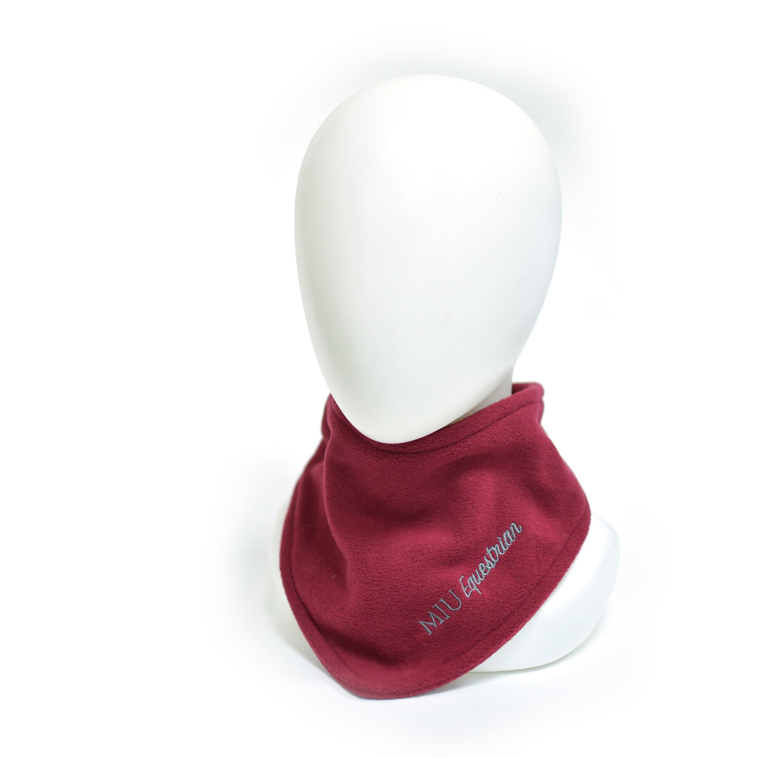 Манишка флисовая Manufactura на липучке бордо