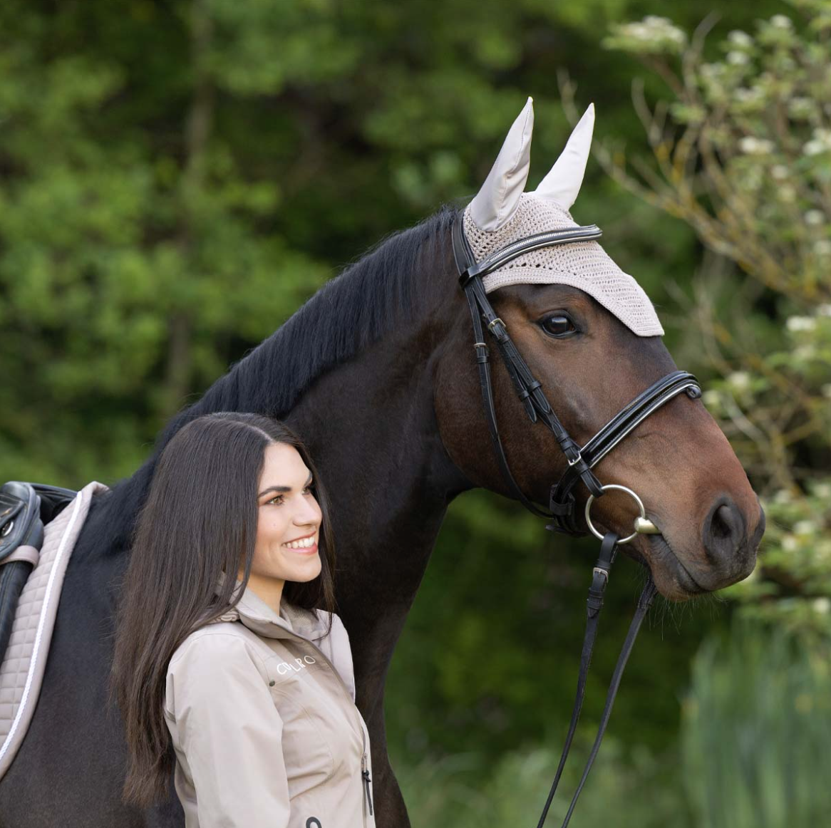 Комплект универсальный вальтрап+ушки, бежевый Первая Конная Мануфактура