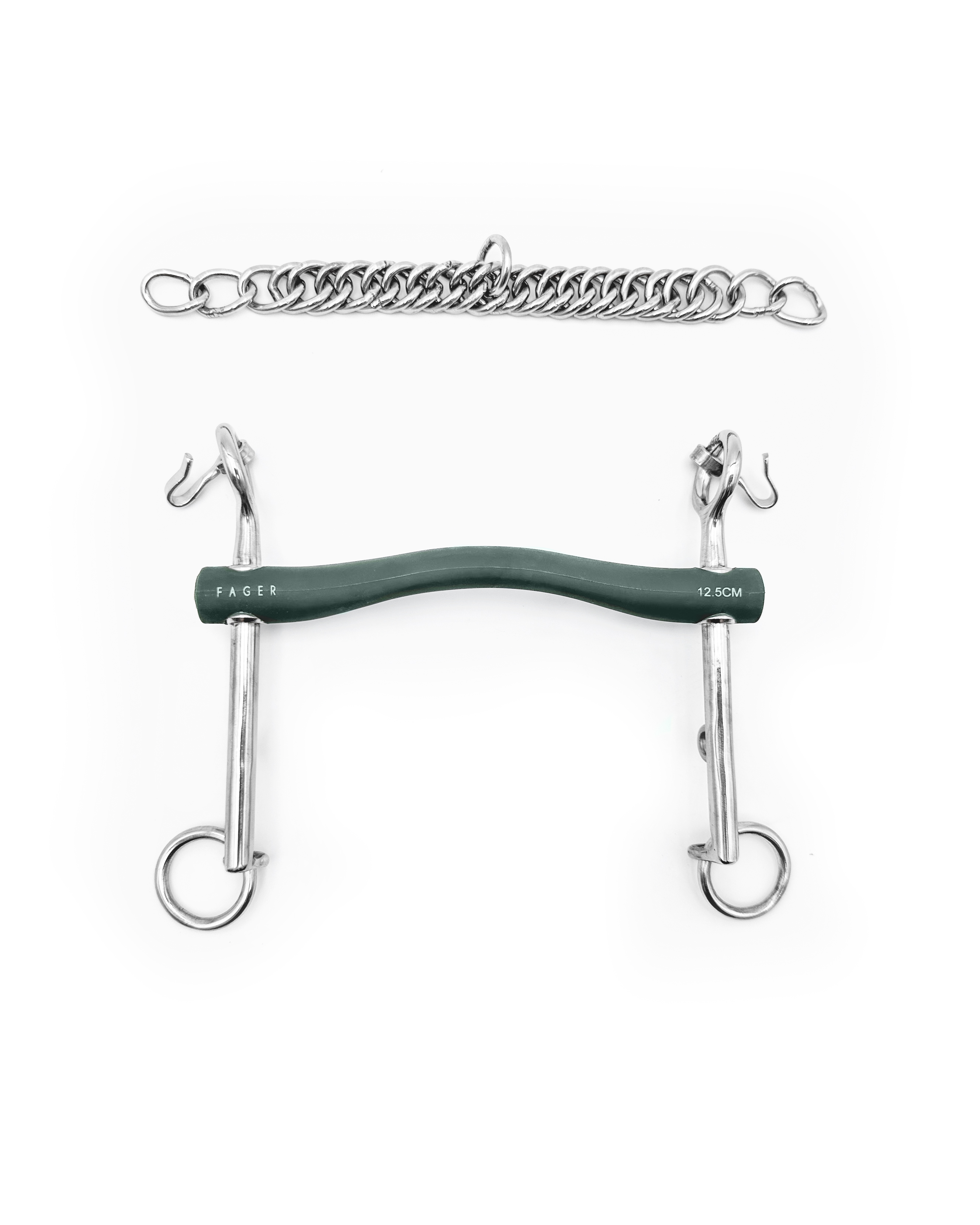 Мундштук Andrea Soft Rubber bit, мягкий, 7 см