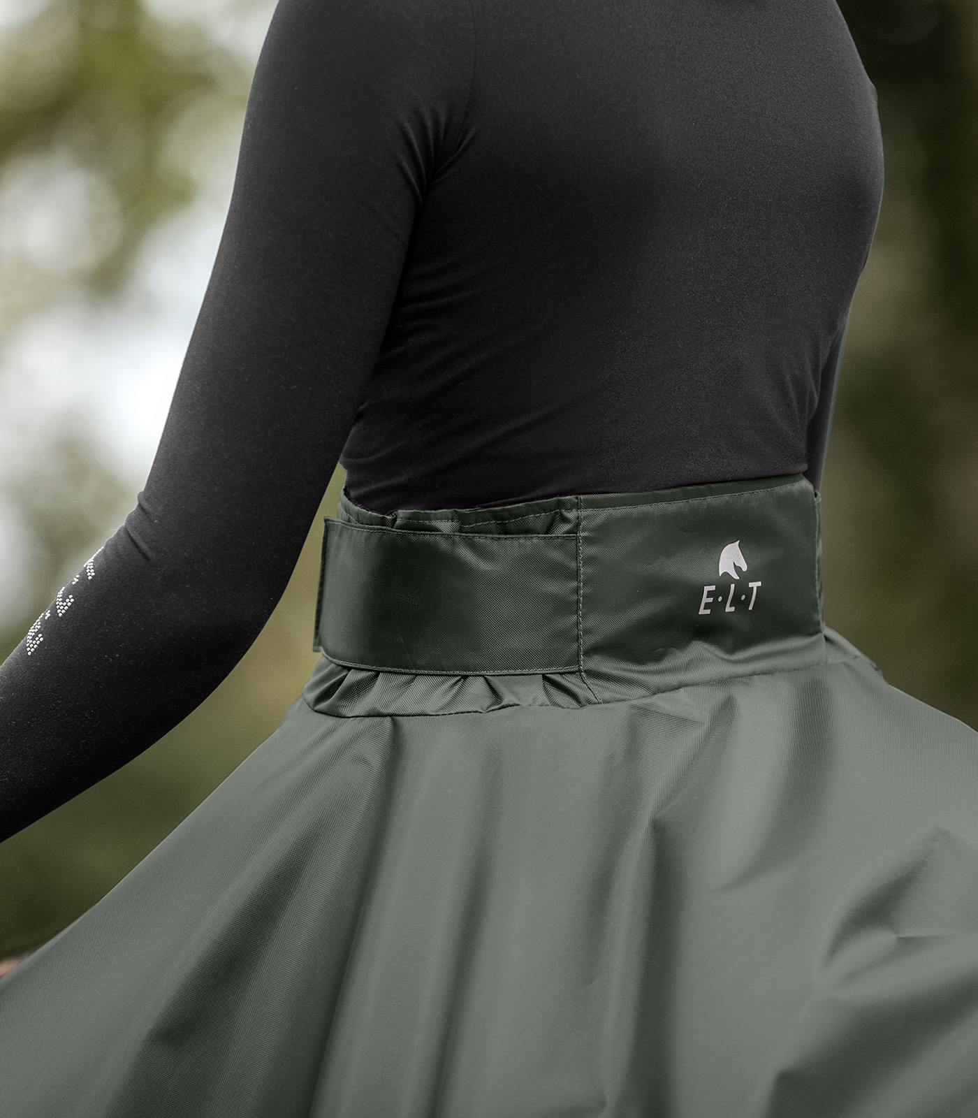 Юбка-полупопона для верховой езды Lotta оливковый