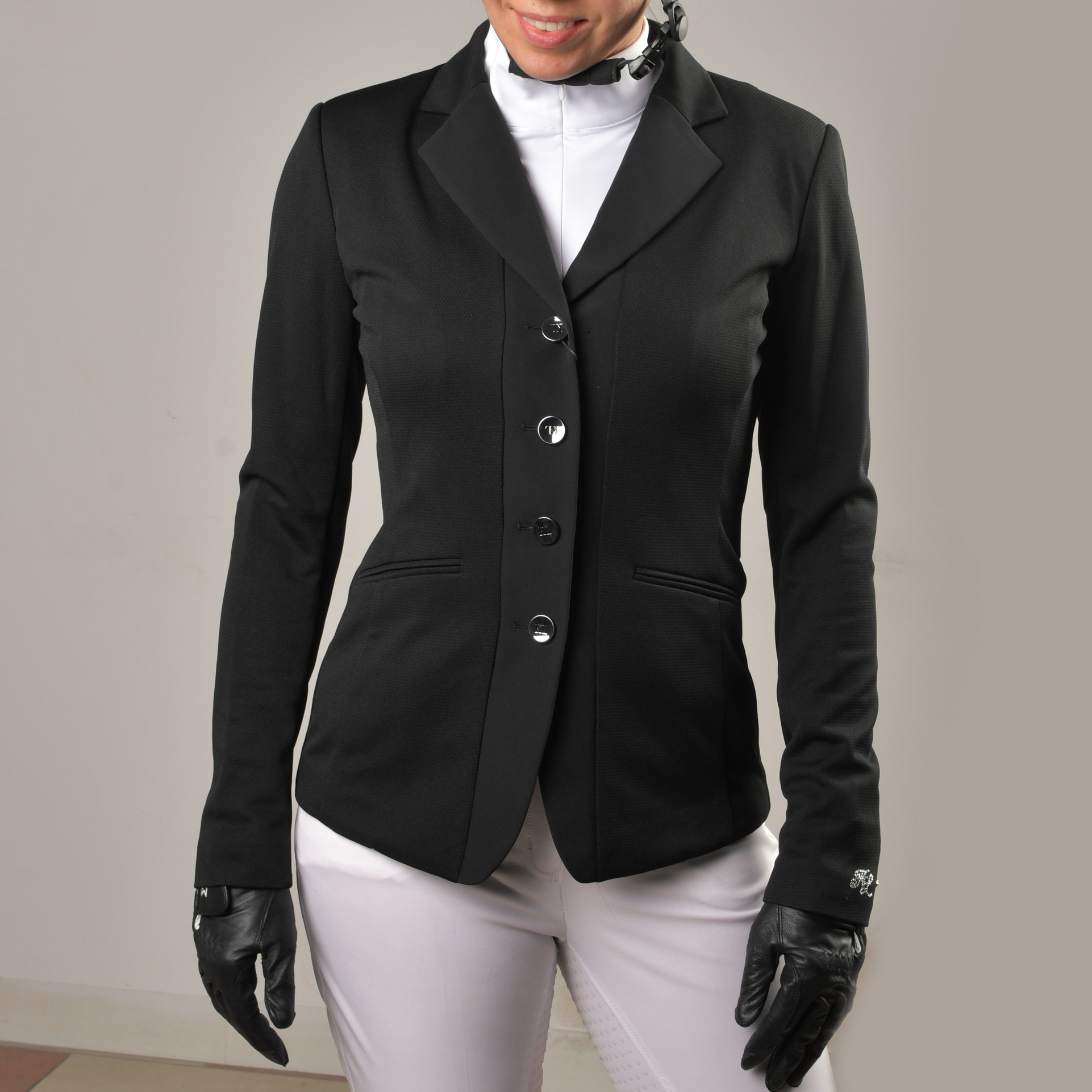 Редингот KLcara, Competition Jacket, Mesh чёрный Первая Конная Мануфактура