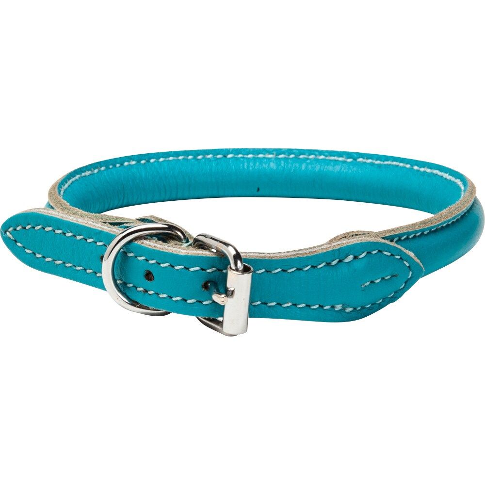 УЦЕНКАОшейник для собаки голубой 40см