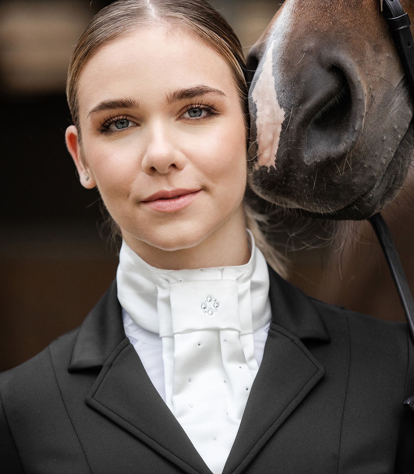 Галстук для выступлений Grazia белый