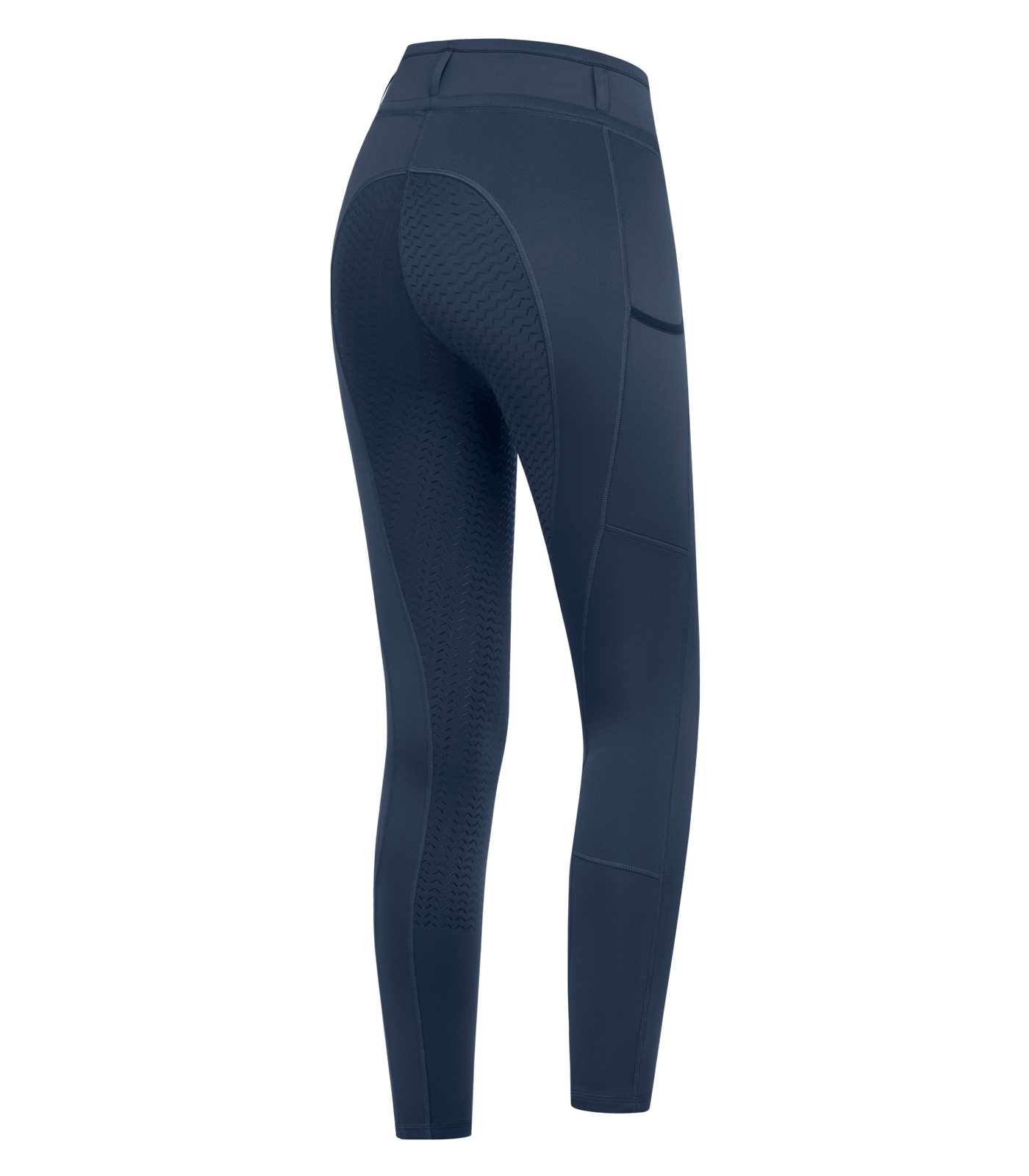 Леггинсы Ella с силиконовой леей и карманами синий