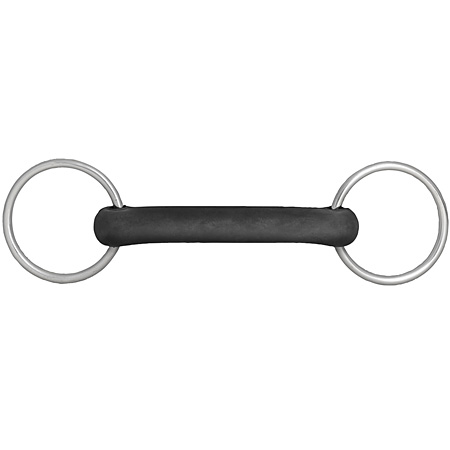 Трензель прямой резиновый HO