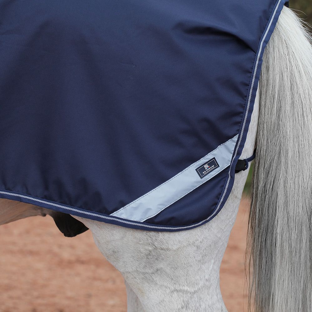 Полупопона RIDING на флисе синий