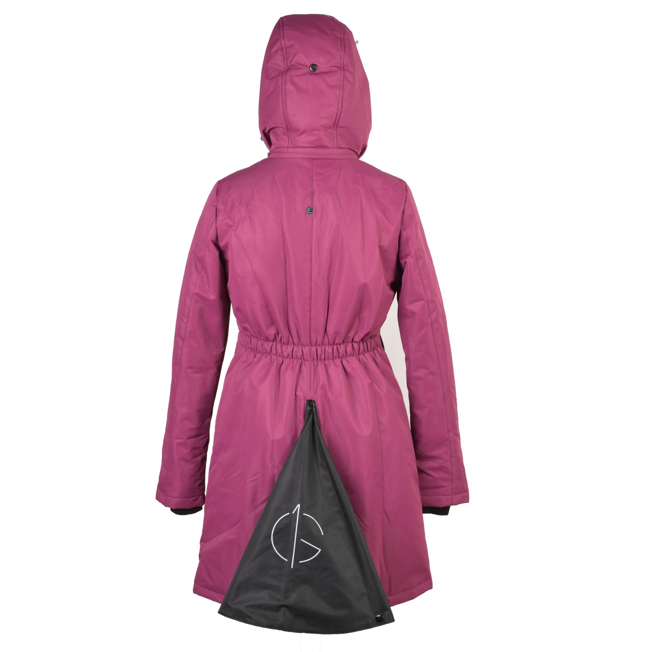 Пальто демисезон 100см винный