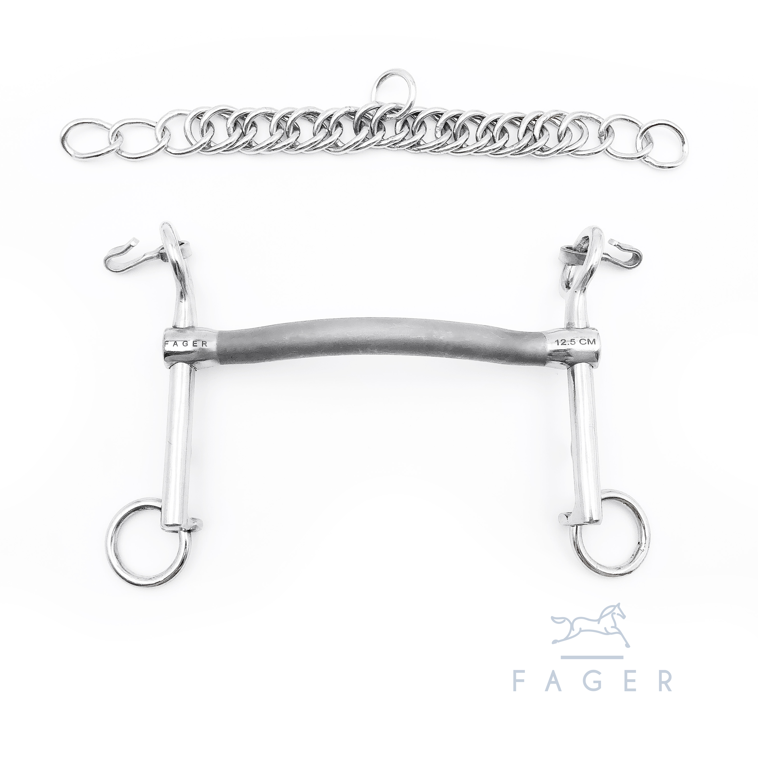 Мундштук Fager Daniel Sweet iron Weymouth 5 cm