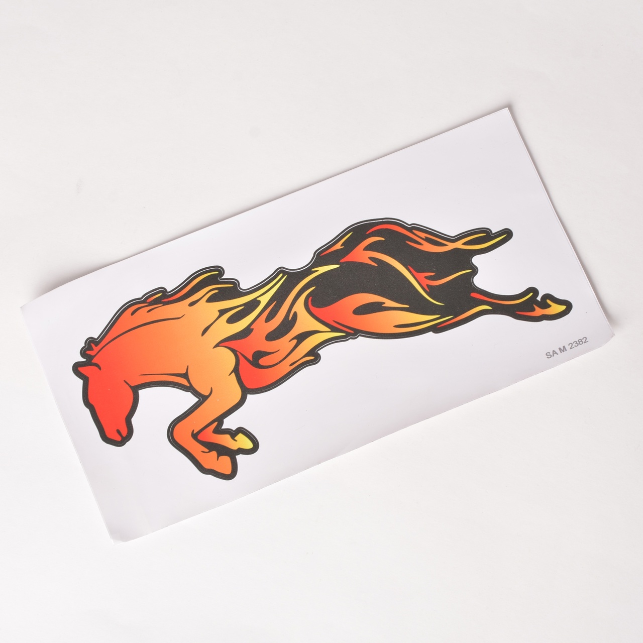 Наклейка на стекло "Лошадь огненная"