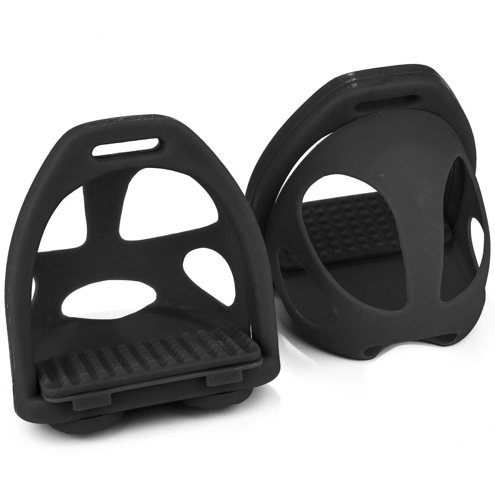 Стремена детские HO пластиковые с безопасными вставками чёрный