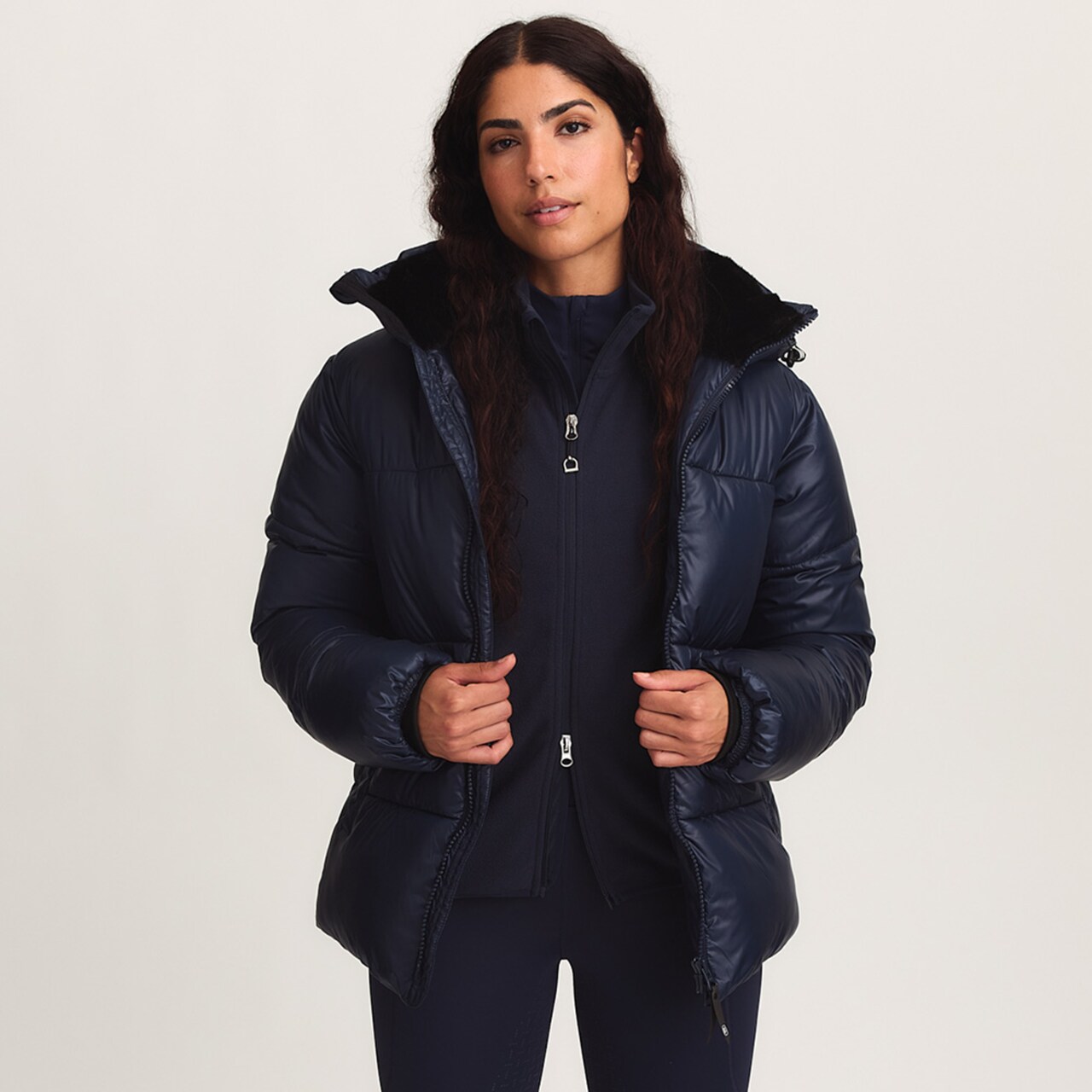 Куртка для верховой езды Sienna puffer синий