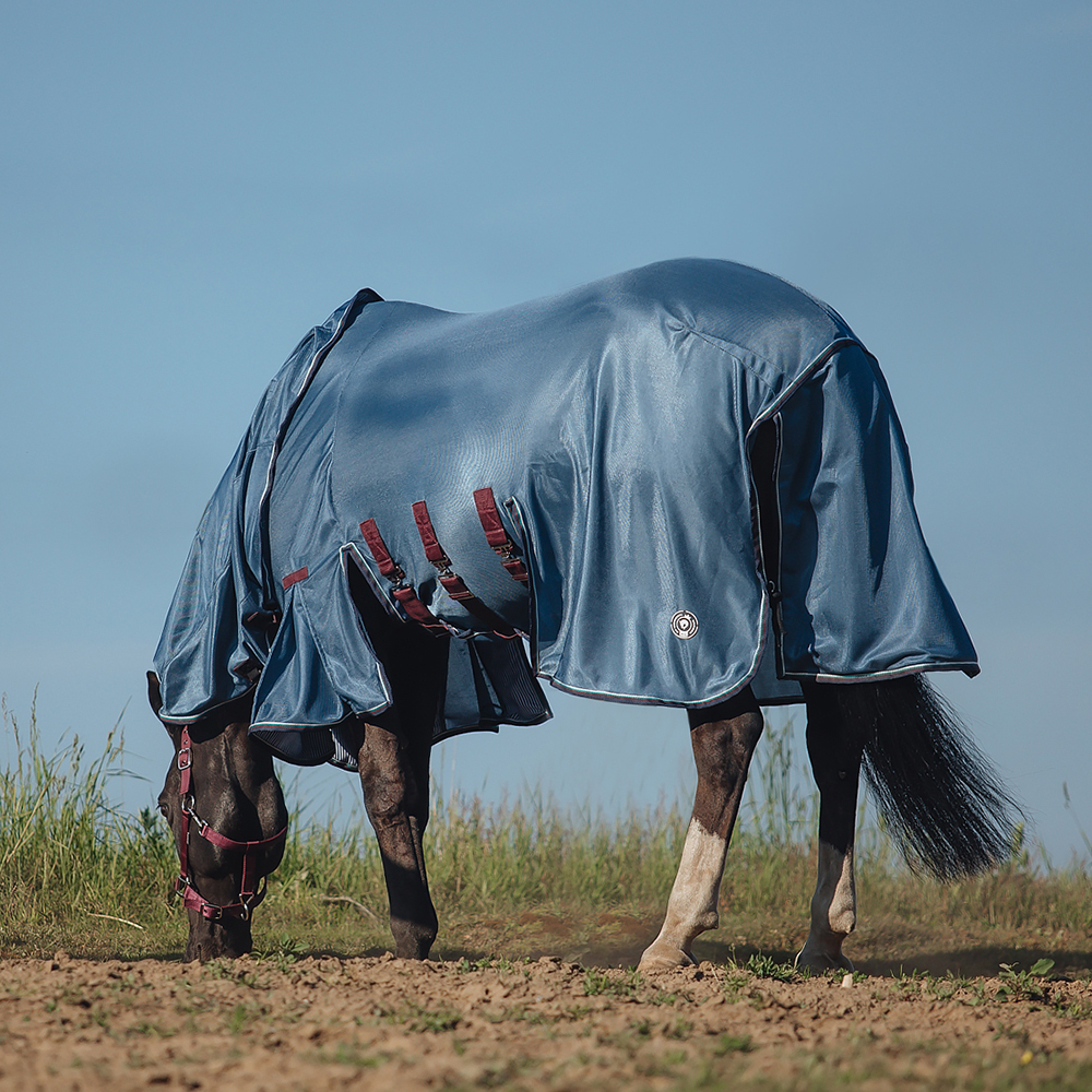 Попона антимоскитная со съемным капором MIU Equestrian Armor
