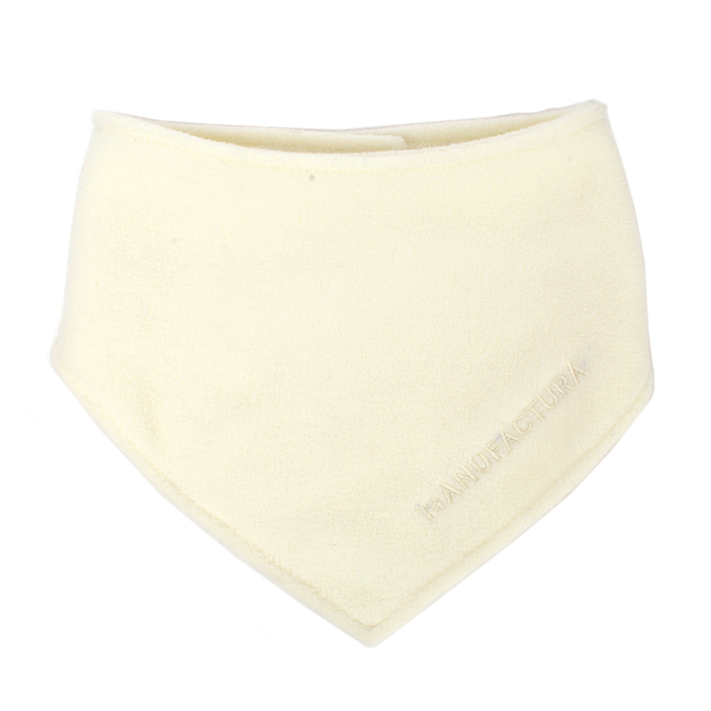 Манишка флисовая Manufactura на липучке слоновая кость