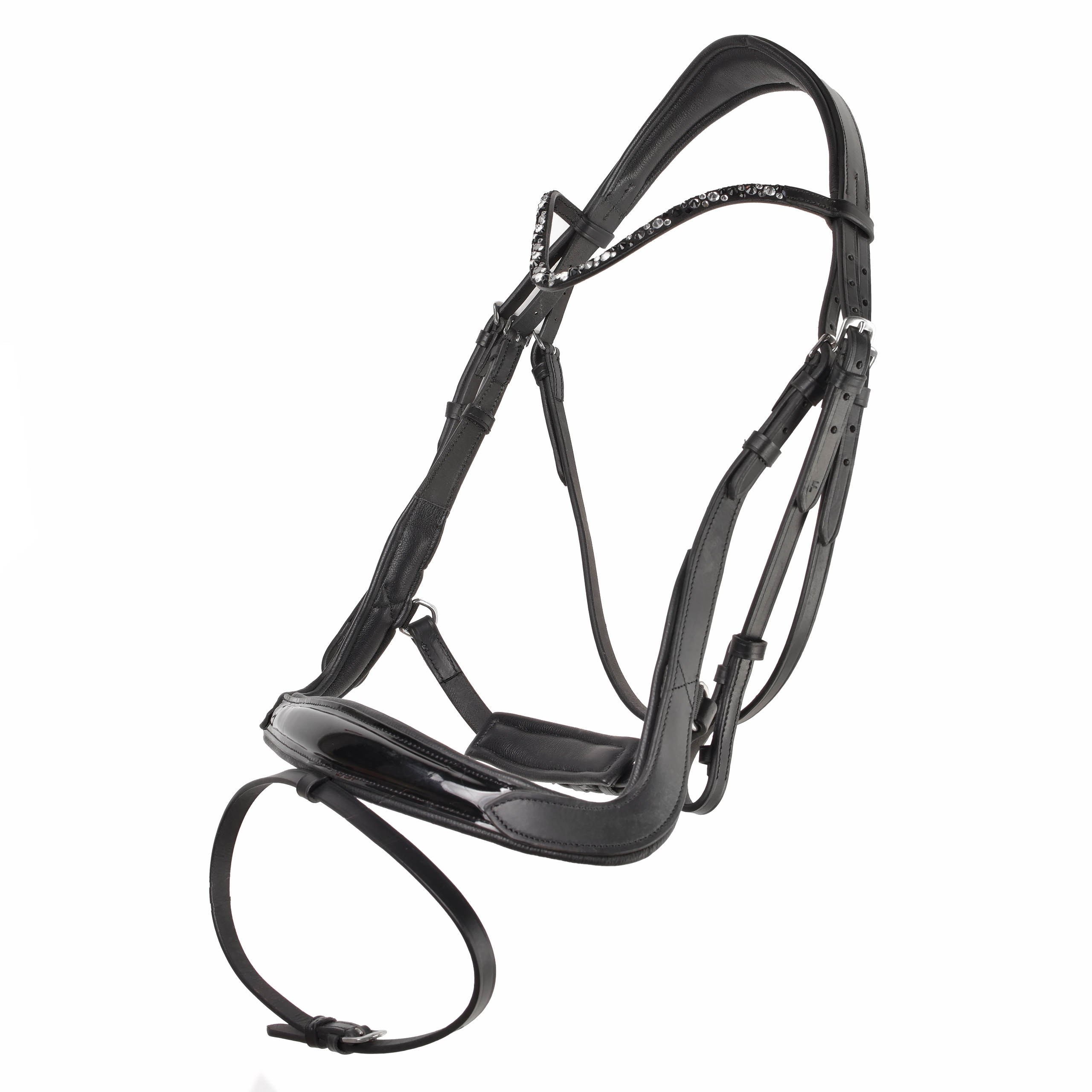 Уздечка анатомическая Velar чёрный Первая Конная Мануфактура