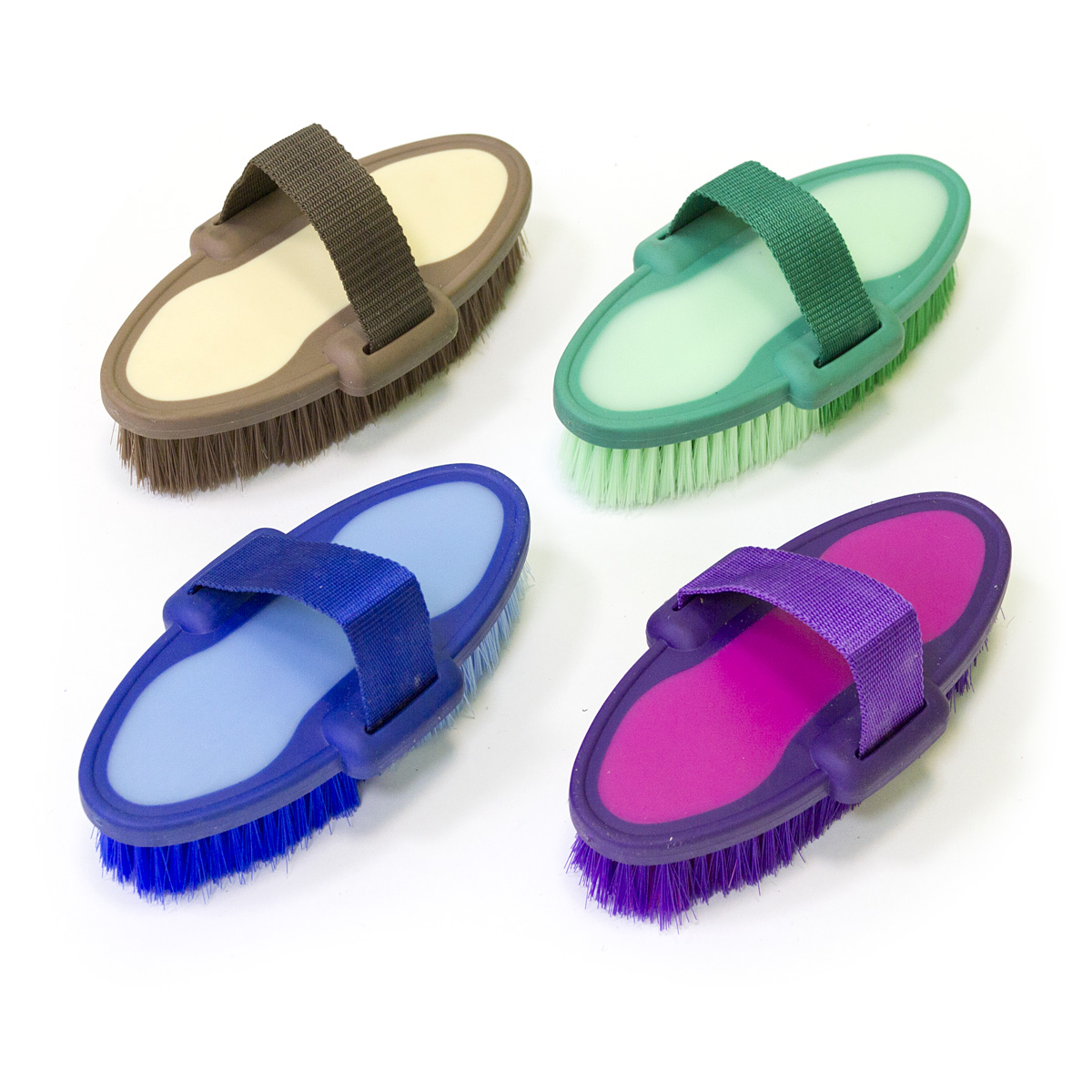 Щётка мягкая двухцветная HO красный/чёрный