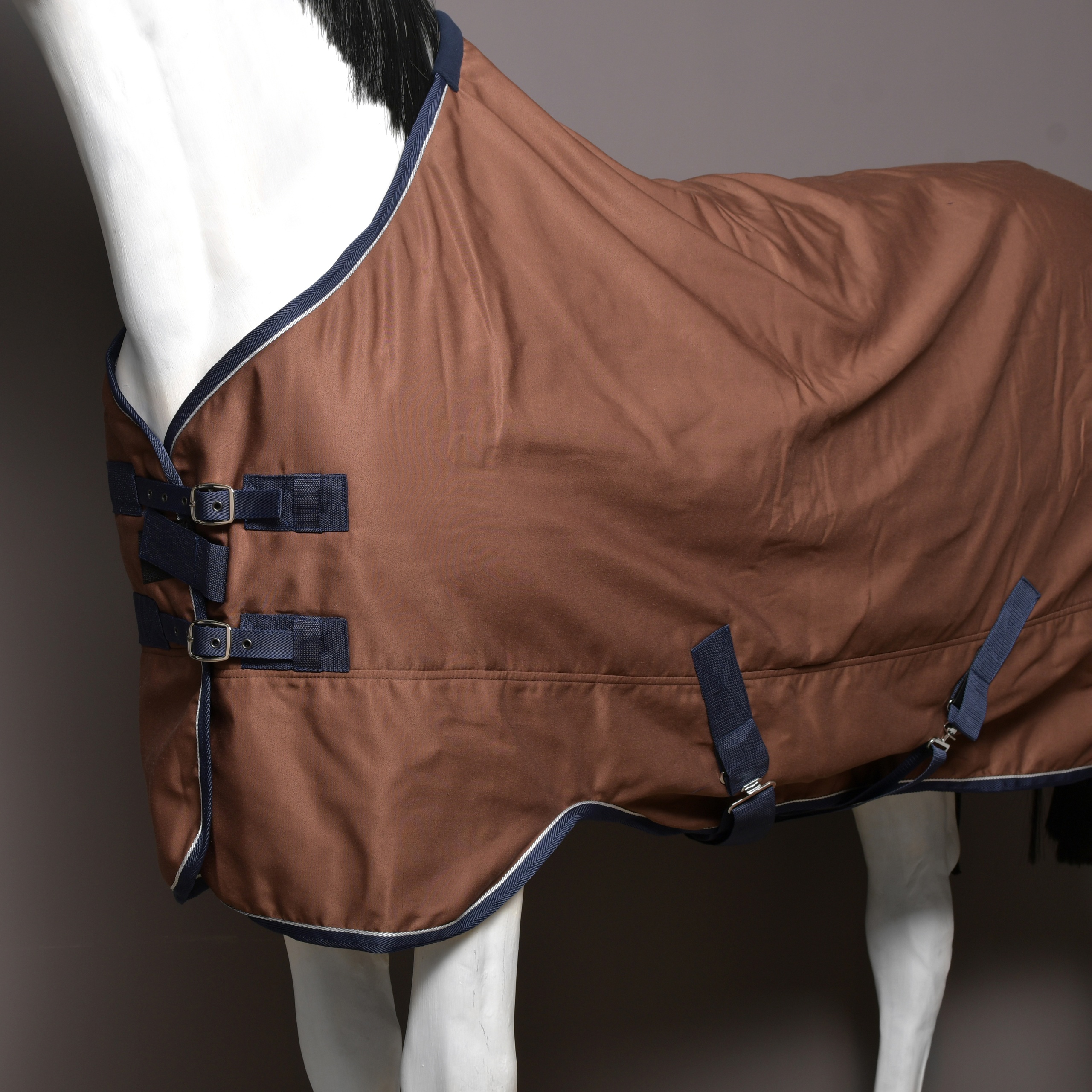 Попона хлопковая Pony FLEECE_LINED на флисе коричневый СП Первая Конная Мануфактура