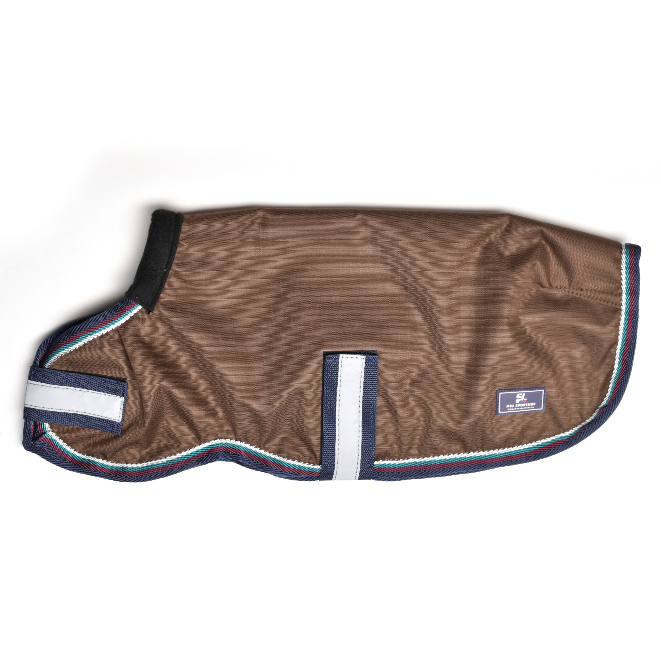 Попона для собаки на флисе коричневый