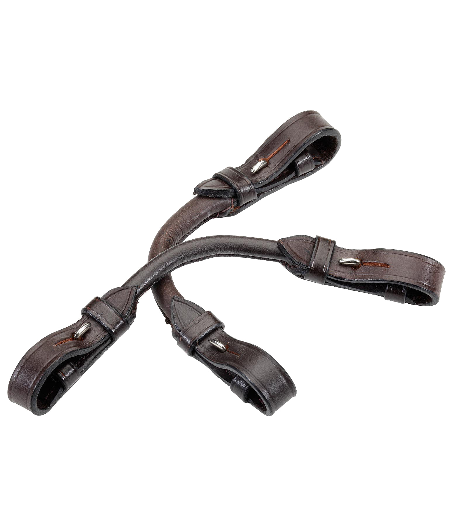 Переходники для пеляма кожаные, пара, коричневый