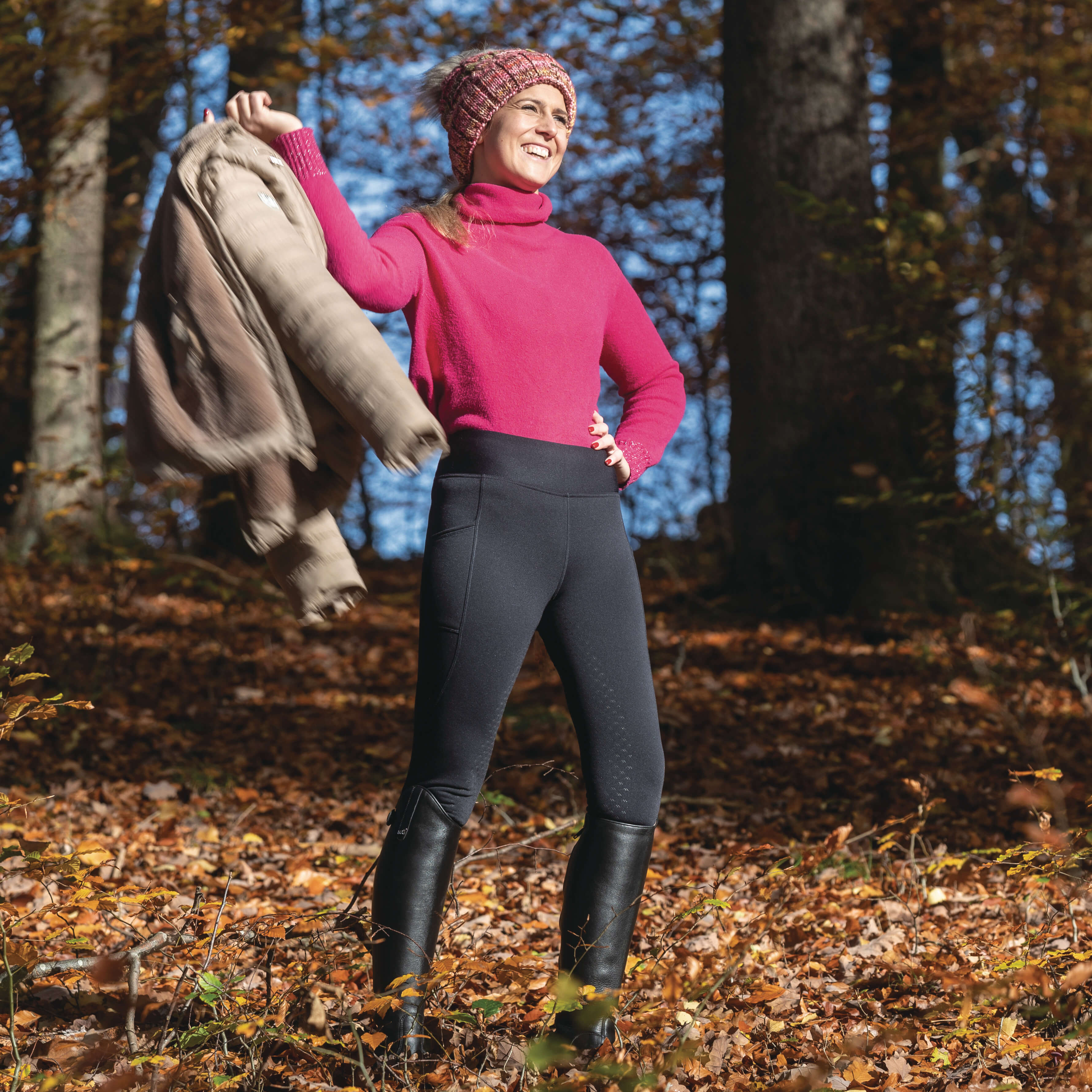 Леггинсы утепленные Joeleen чёрный Первая Конная Мануфактура