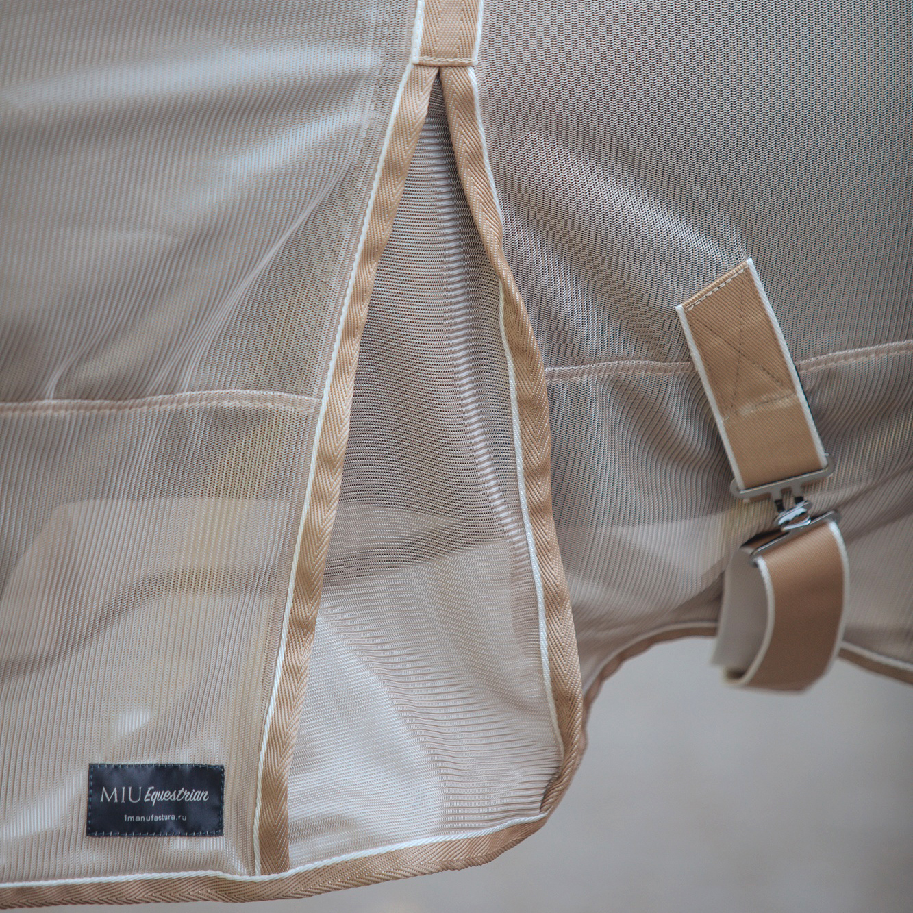Попона антимоскитная MIU Equestrian Summer days бежевый