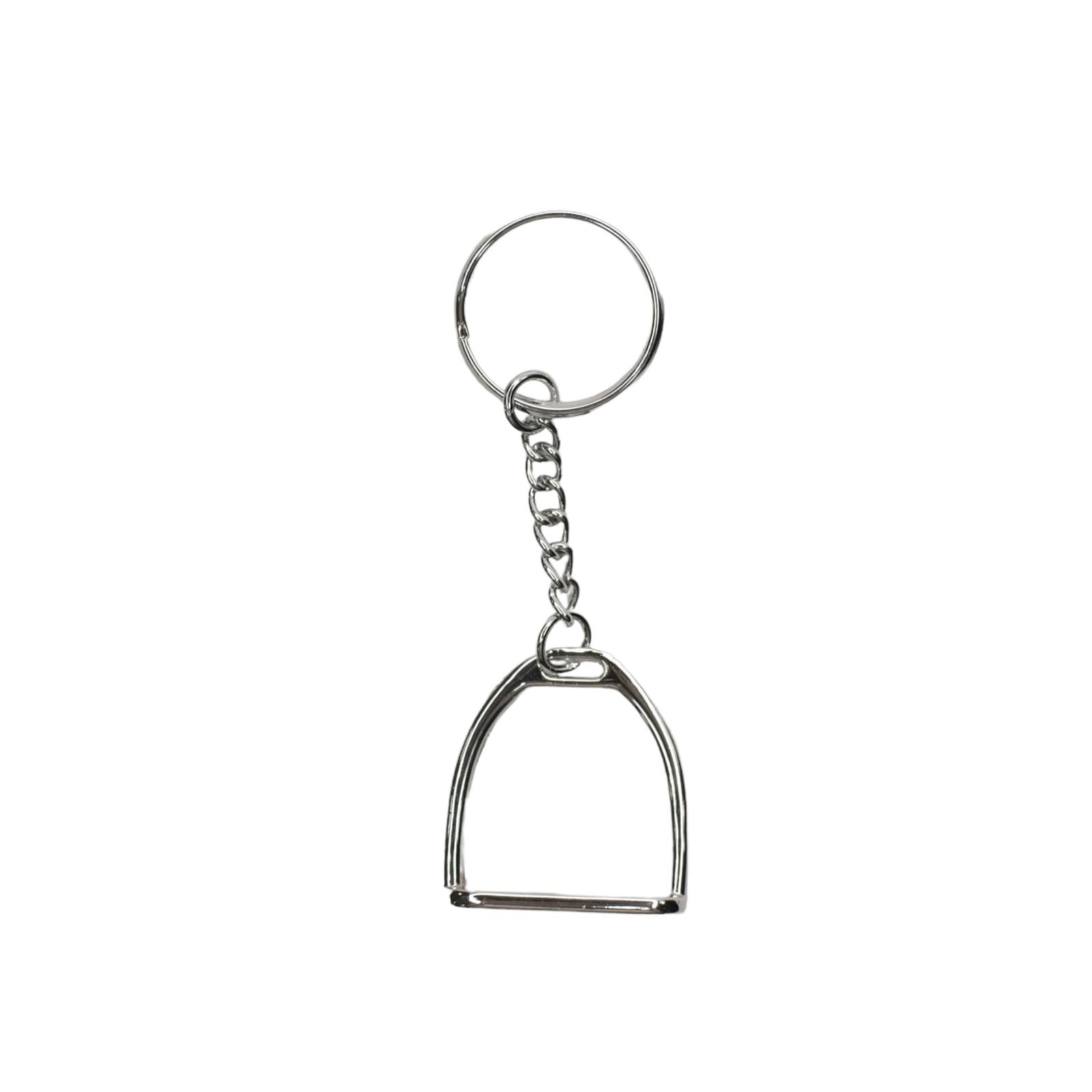 Брелок стремя серебро